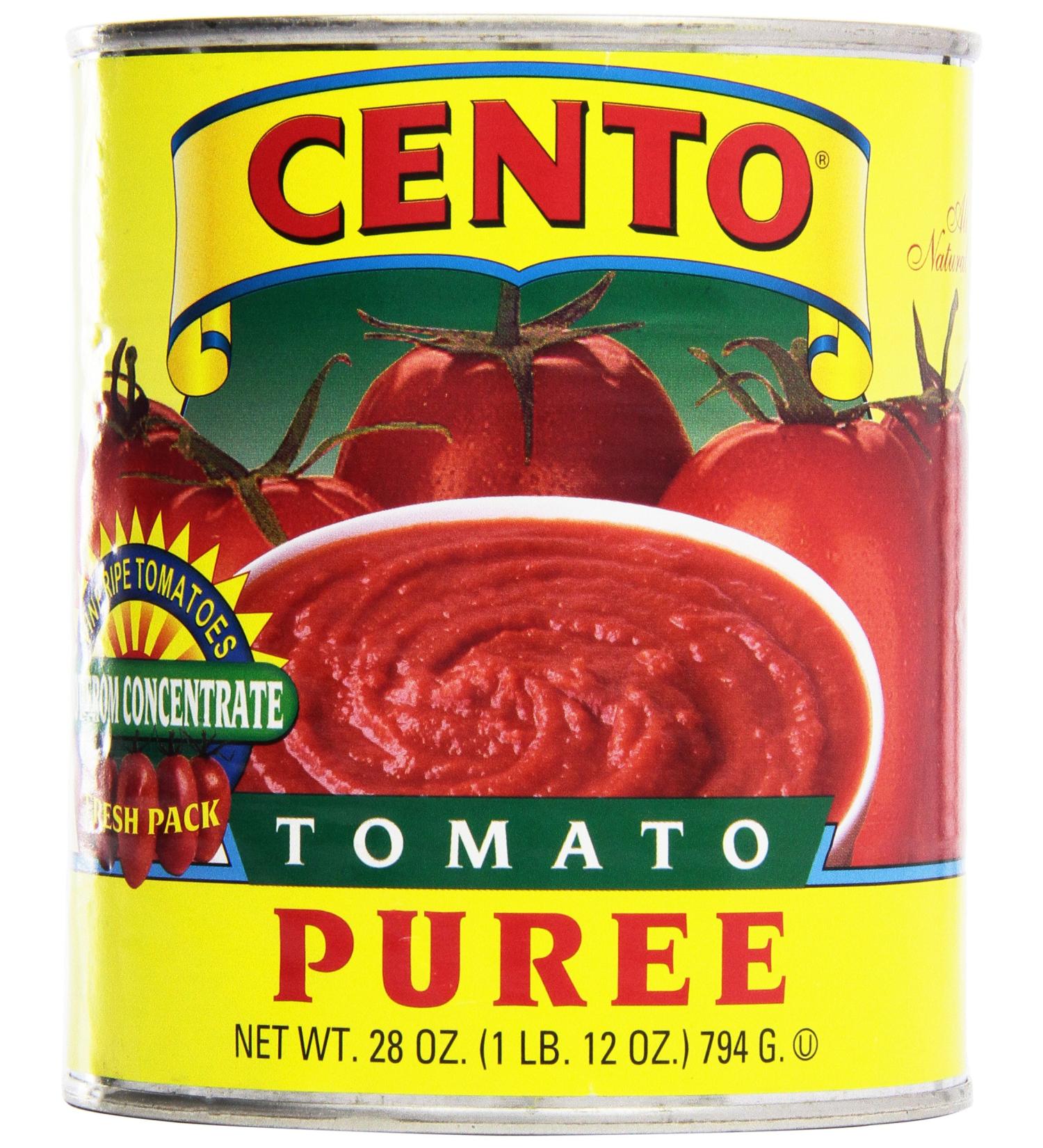 Cento Tomato Puree 28 oz - Rich and Smooth Tomato Base for Delicious Recipes - Buy Online on GoSupps.com