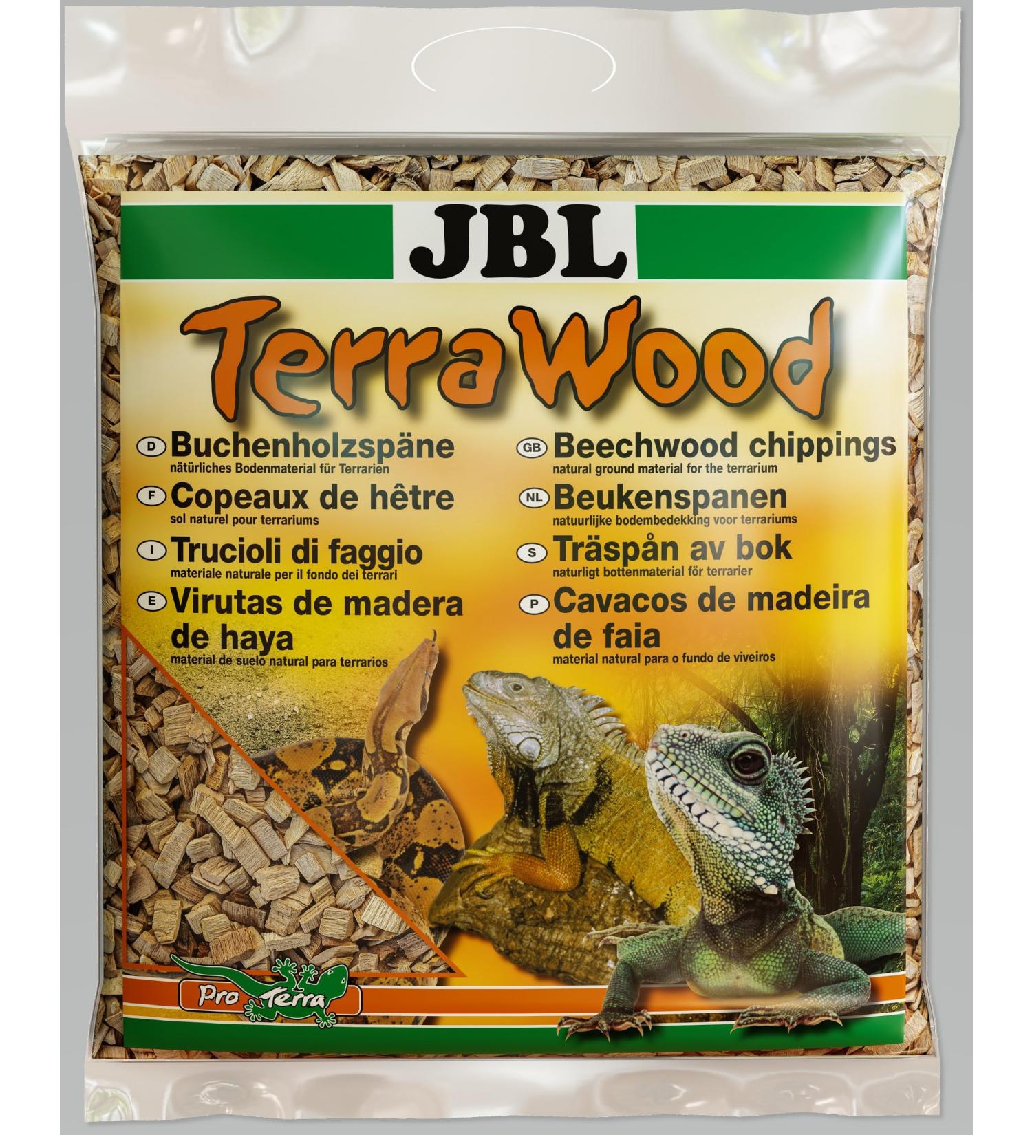 JBL Beech Wood Chips TerraWood 71016 - Ideal Substrate for Dry & Semi-Dry Terrariums 5L | Premium Eco-Friendly Choice - Buy Online on GoSupps.com