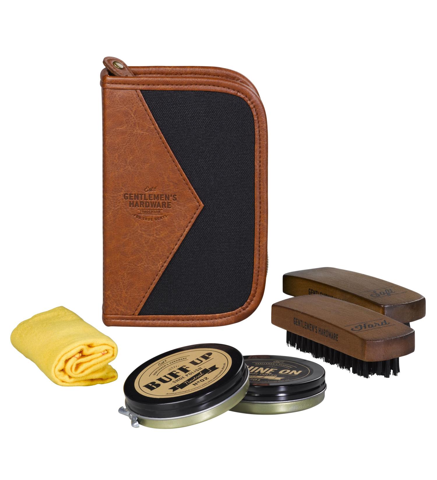 Gentlemen's Hardware Shoe Shine Kit | Charcoal - Buy Online on GoSupps.com