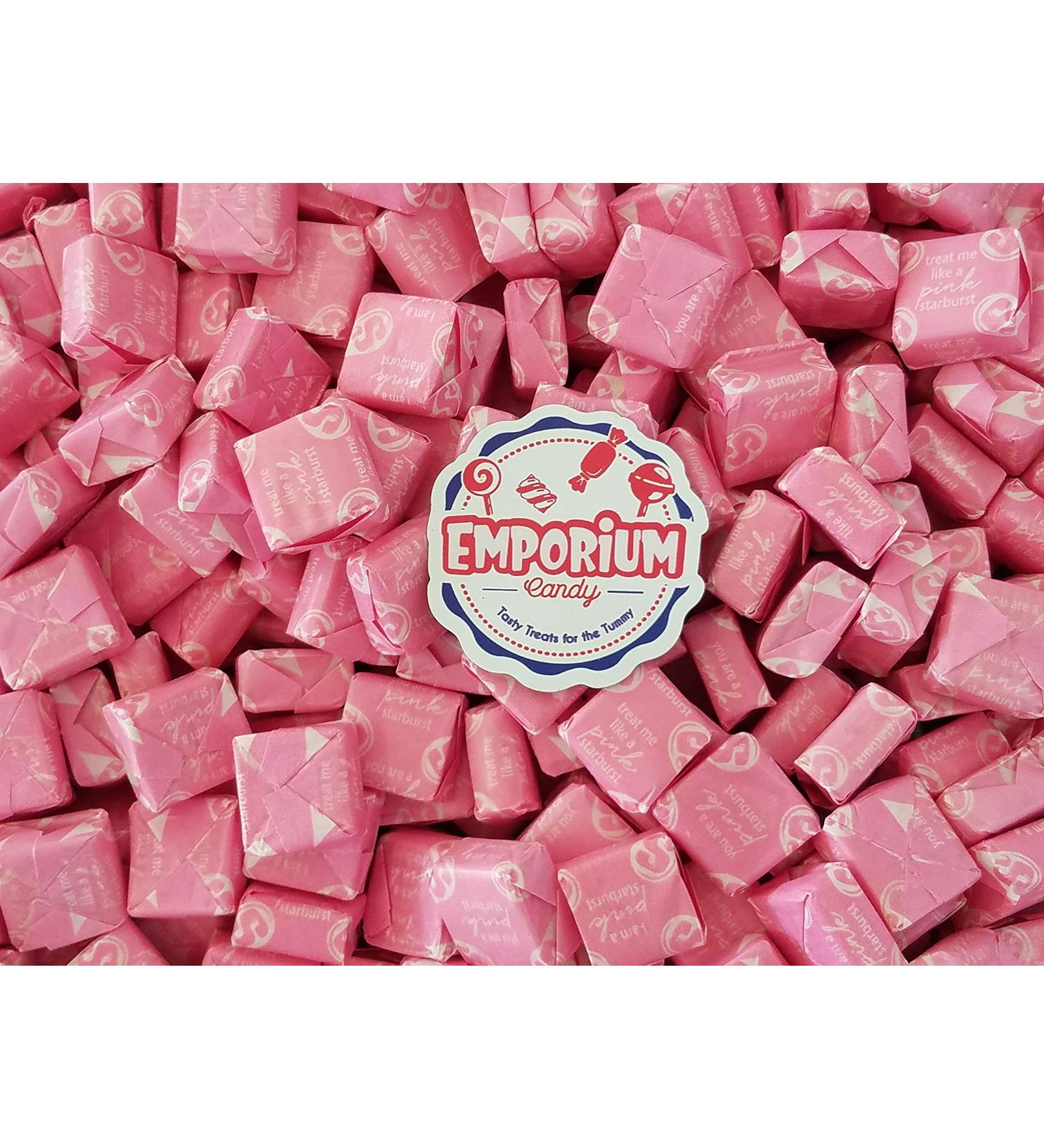 Starburst All Pink Strawberry Taffy Candy - 1.5 lbs Fresh Bulk Wrapped with Magnet - Buy Online on GoSupps.com