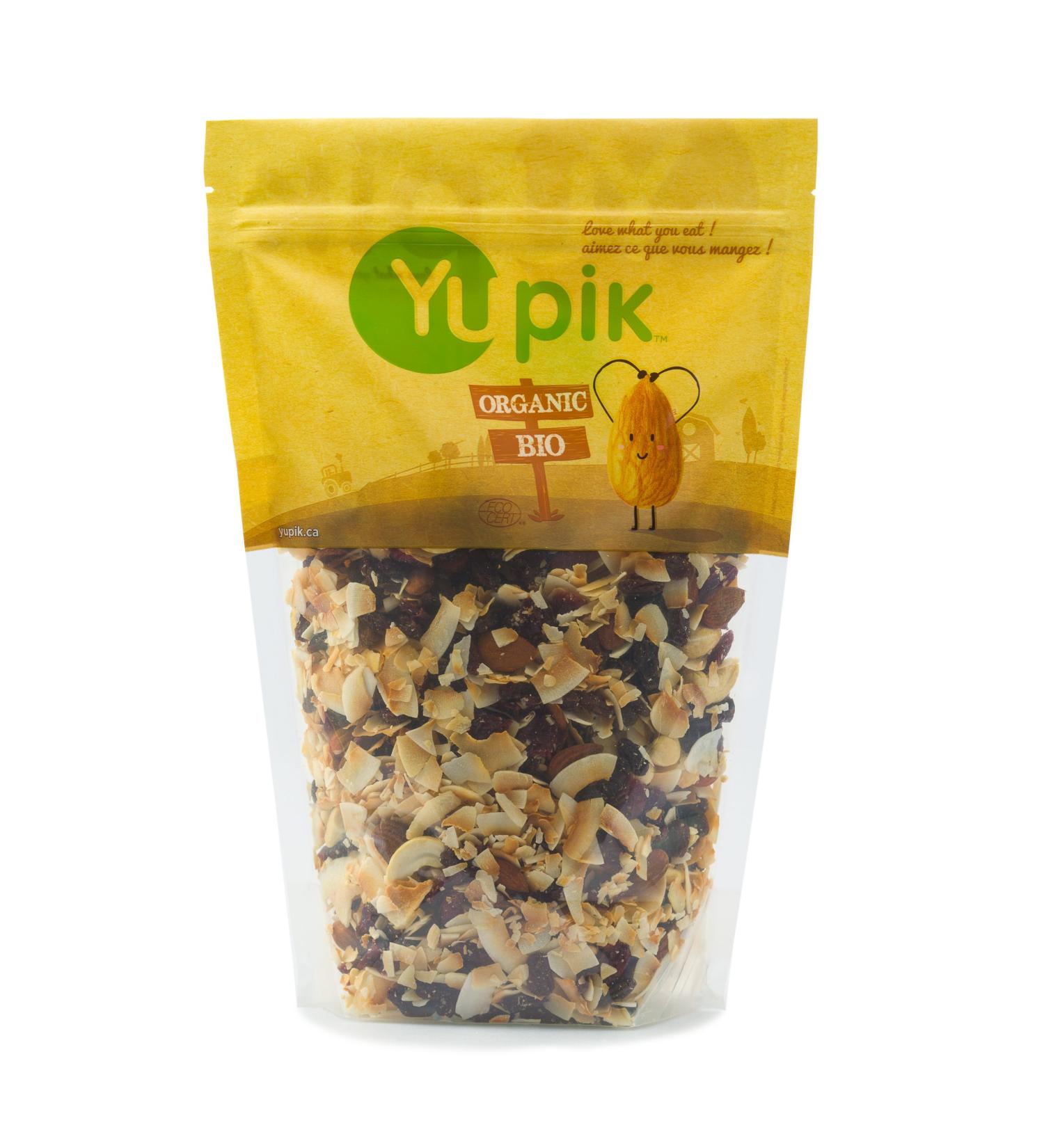 Yupik Organic Health Mix with Cashews Almonds Raisins Cranberries Coconut 1Kg 1 kg - Buy Online on GoSupps.com