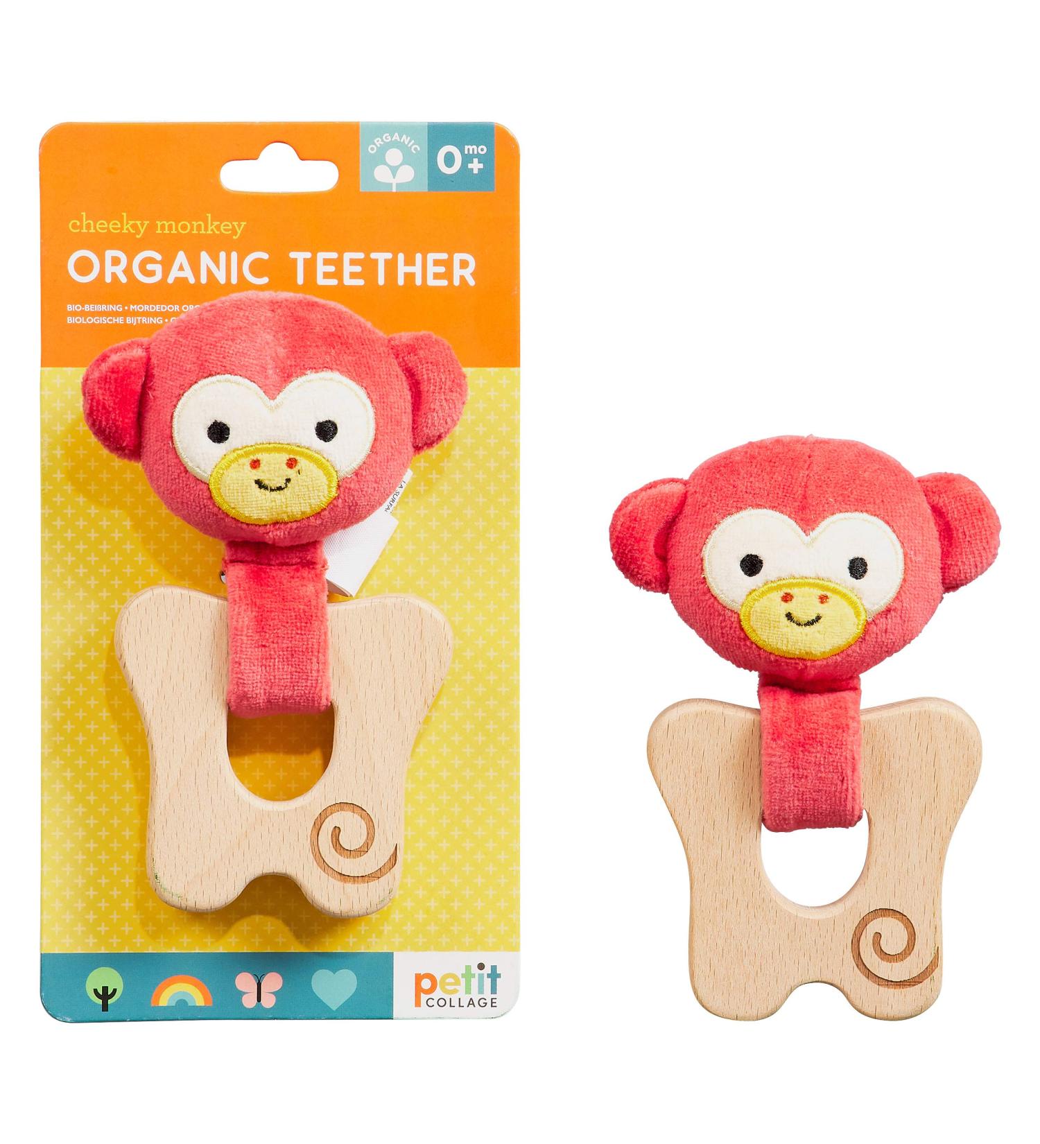 Buy Petit Collage PTC494 Multi-Colour Baby Teething Ring - Safe Eco-Friendly Teether | International Shipping Available - Buy Online on GoSupps.com