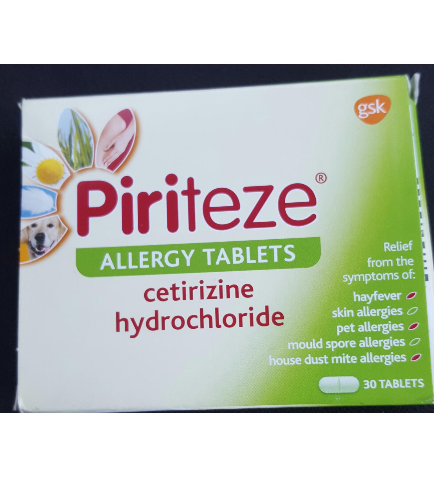 Piriteze 30s tablets