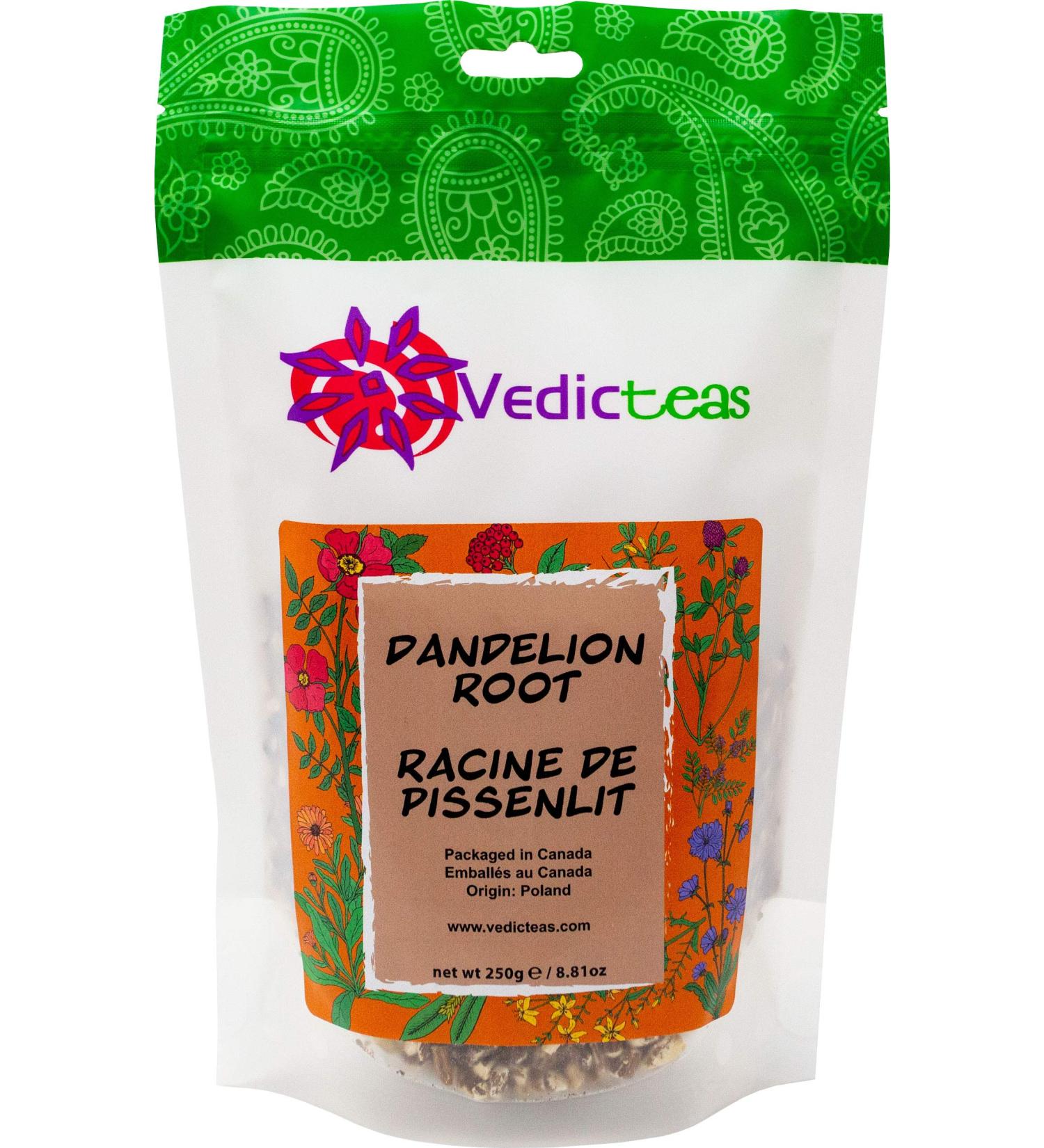 Dandelion Root Tea Organically Grown Caffeine-Free 250gm - Buy Online on GoSupps.com