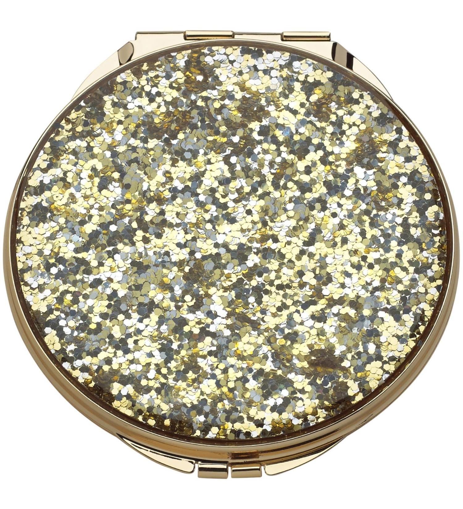 Kate Spade New York Simply Sparkling Compact  Mirror Gold