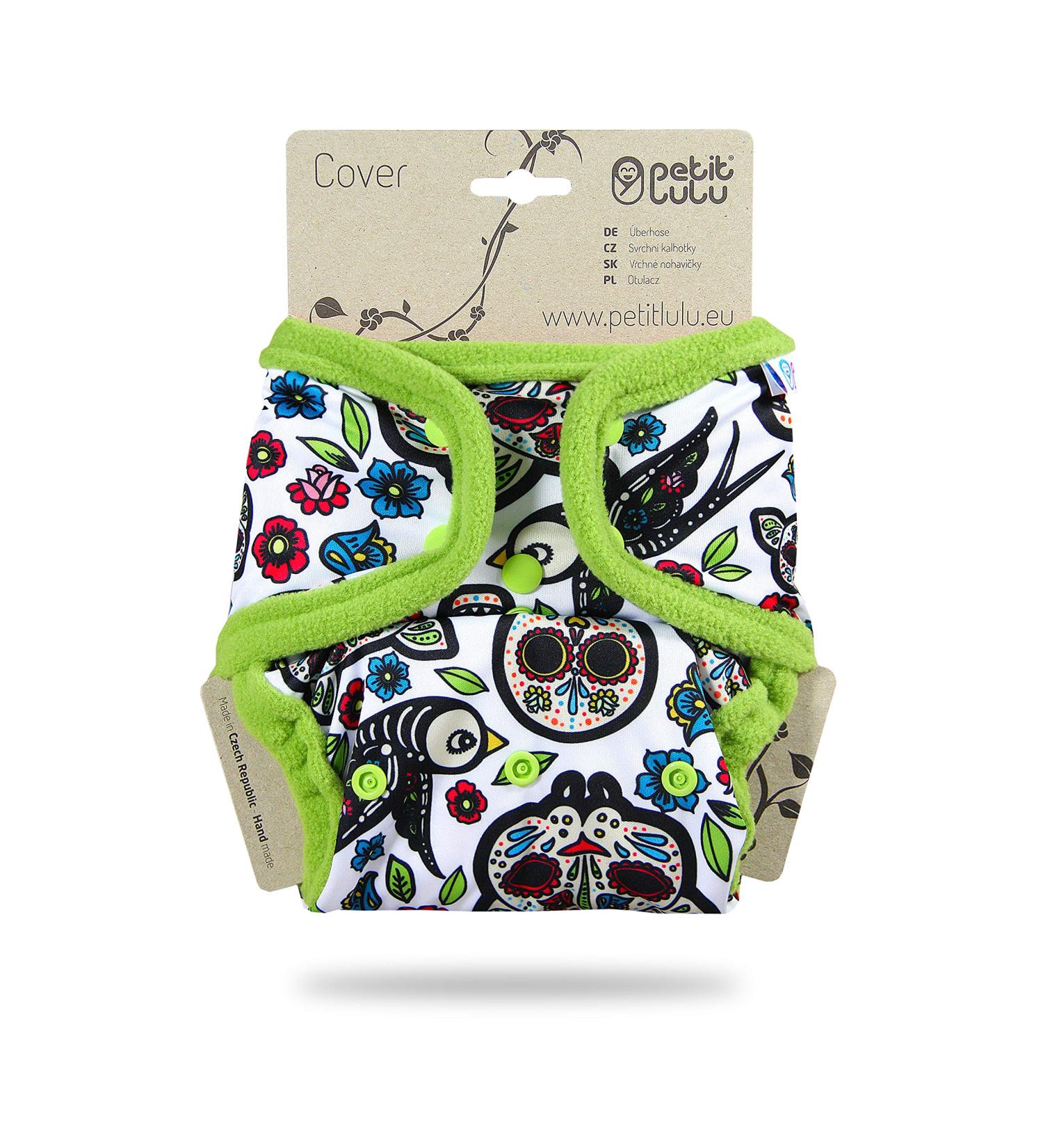 Petit Lulu One Size Cloth Diaper Cover (5-16 kg) - Gatos Calaveras - Snap Fasteners - International Shipping Available - Buy Online on GoSupps.com