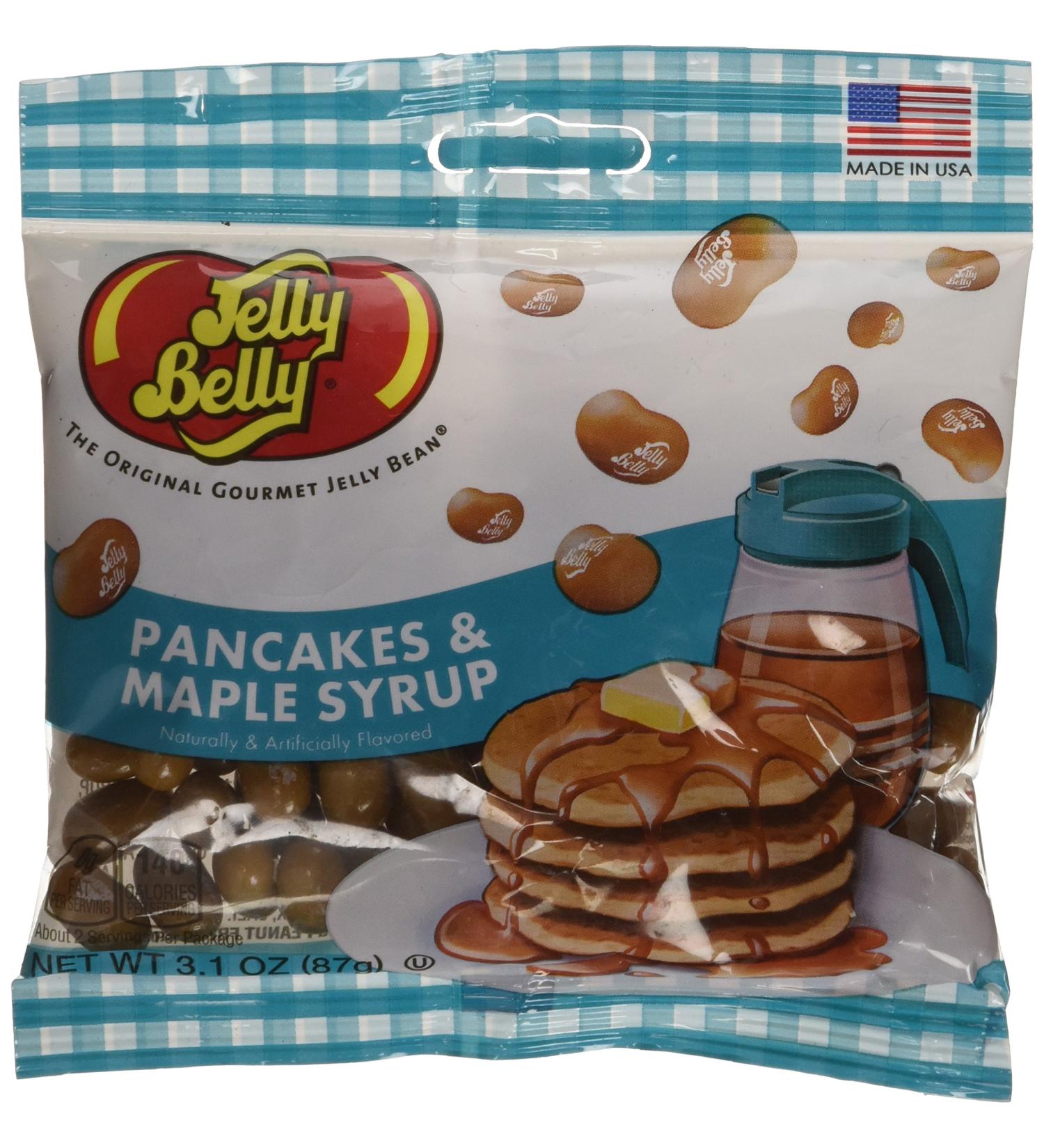 Jelly Belly 66318 Pancakes & Maple Syrup Flavor Jelly Beans - 3.1 Oz - Buy Online on GoSupps.com