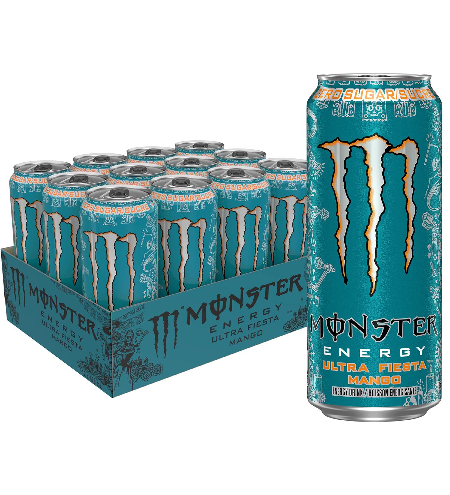 Monster Energy Ultra Fiesta 473mL Cans Pack of 12 - Buy Online on GoSupps.com