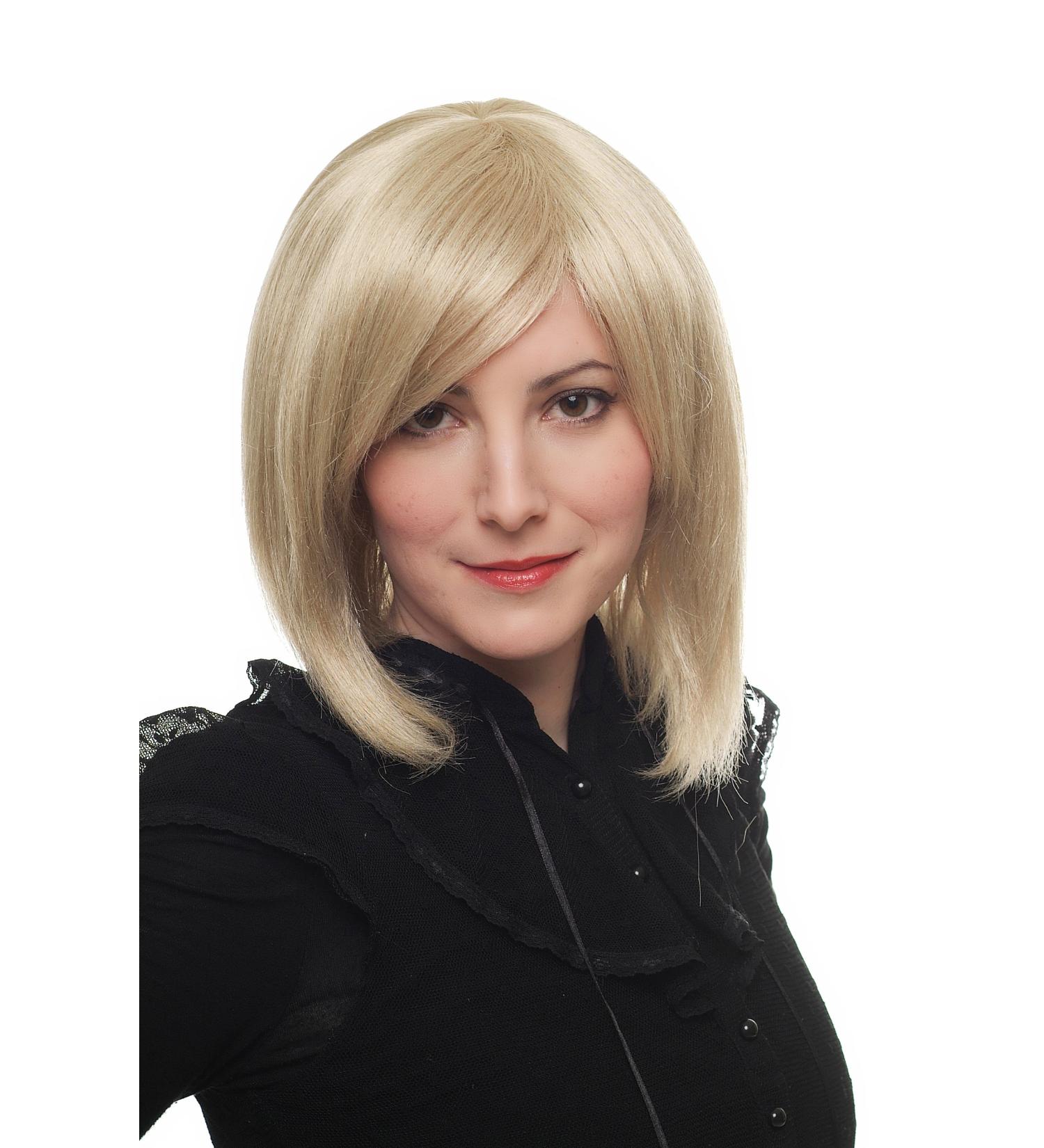 WIG ME UP - 1215-22 Medium Length Blonde Bob Wig with Side Parting | International Shipping Available - Buy Online on GoSupps.com