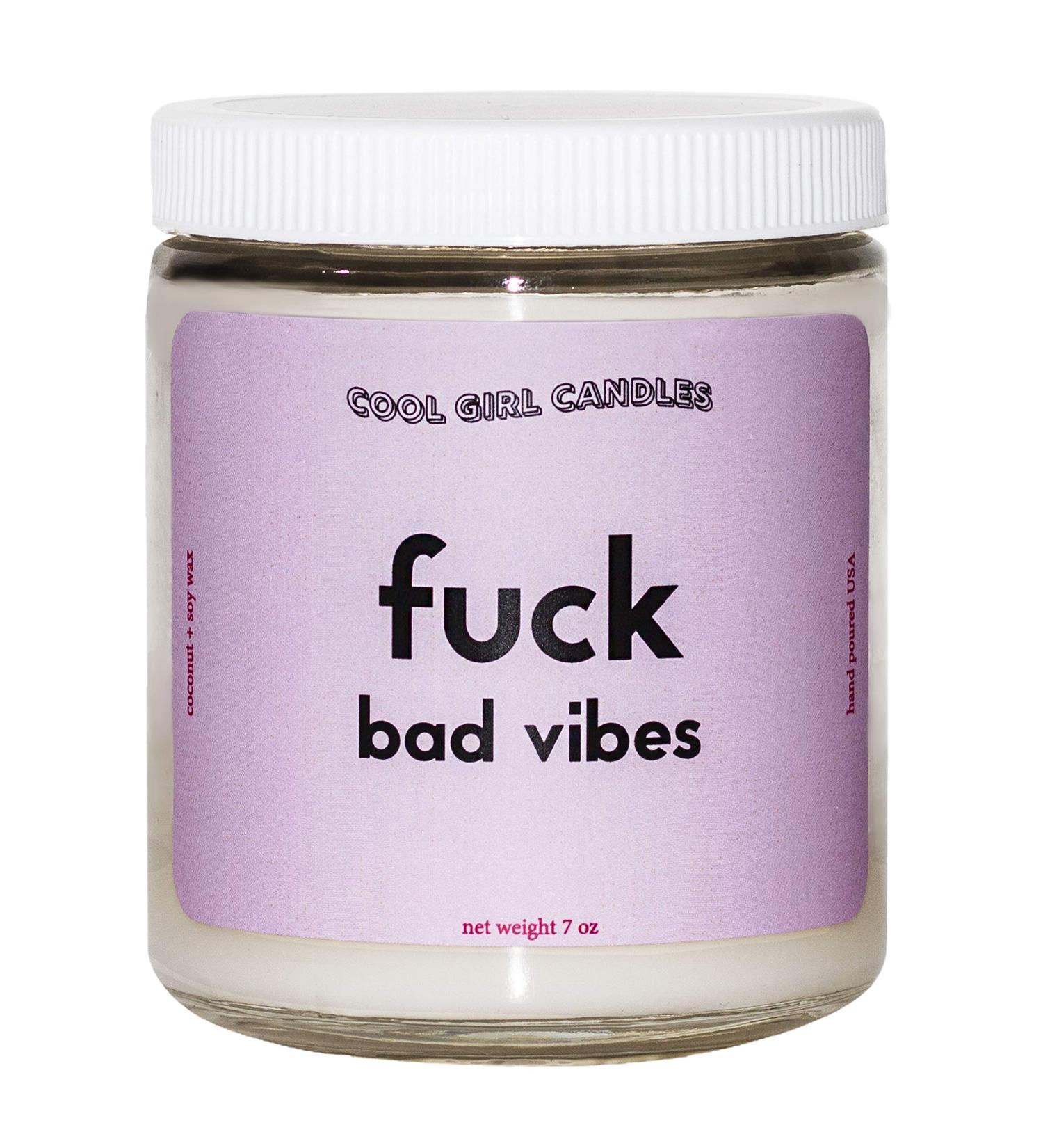 Cool Girl Candles | Strong Sage & Lemongrass Scented Candle | All-Natural Coconut Soy Wax | Clean Burning | Funny Gifts for Home Fragrance | 8.5 fl oz - Buy Online on GoSupps.com