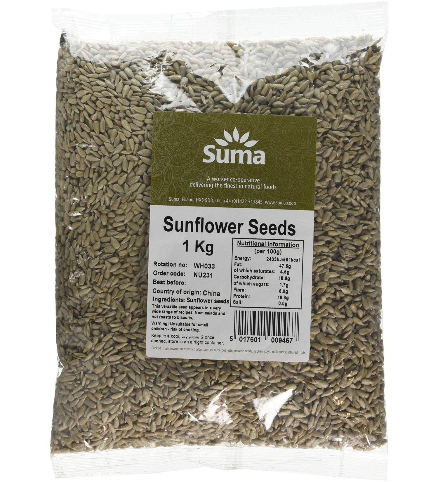 Suma Bagged Down Sunflower Seeds 1 kg - Buy Online on GoSupps.com