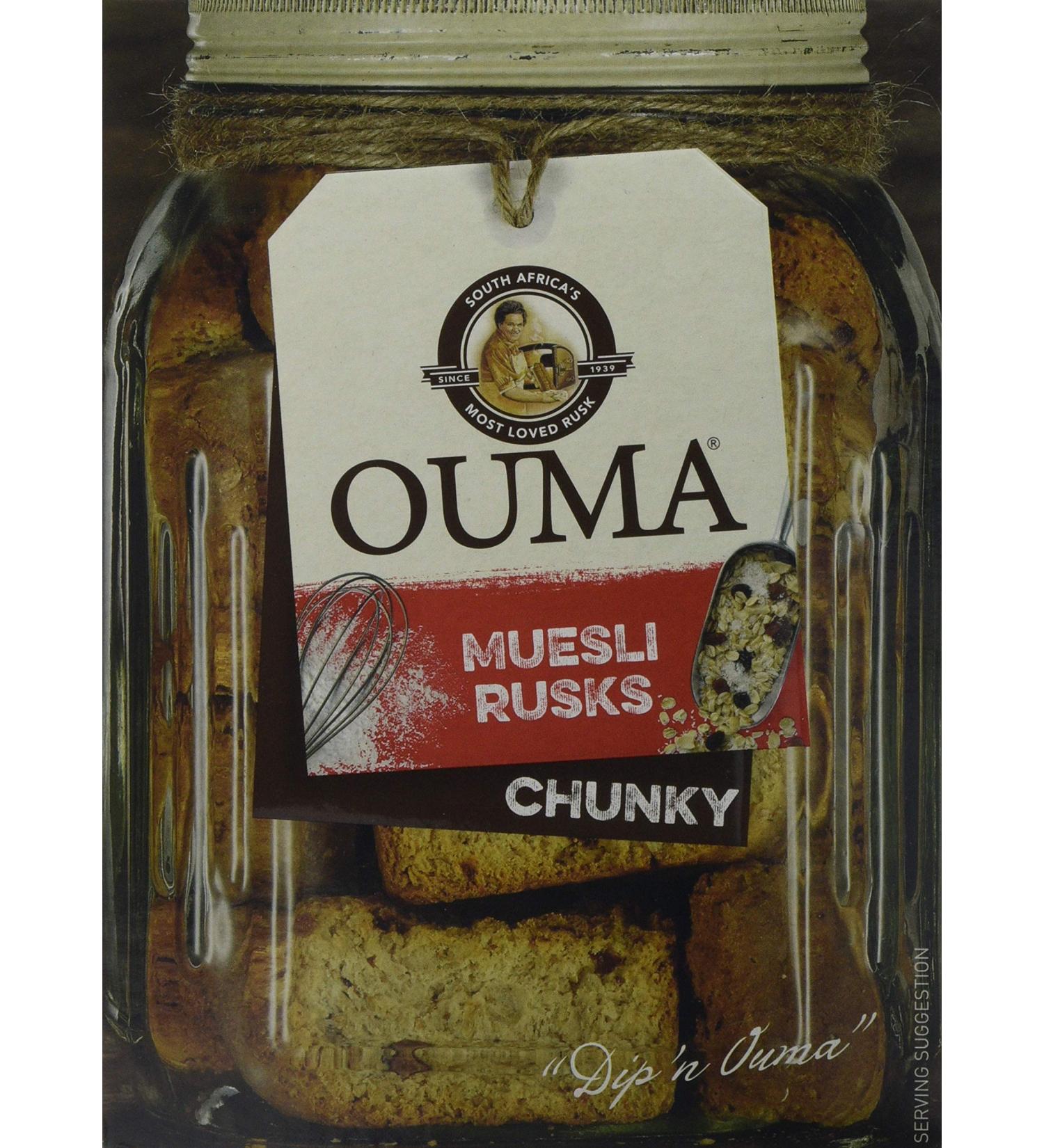 Ouma Muesli Rusks 500g: Crunchy South African Breakfast Biscuits - Buy Online on GoSupps.com