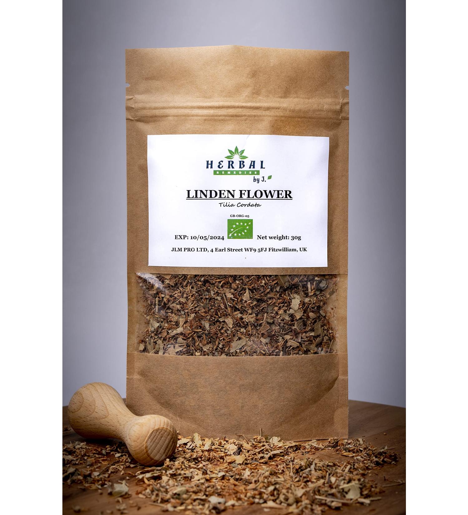 Linden Flower Tea Loose Dried Herb Lime Bushes/Lungs Detox Tilia Cordata - Herbal Remedies by J. - Lipa kwiat - Buy Online on GoSupps.com