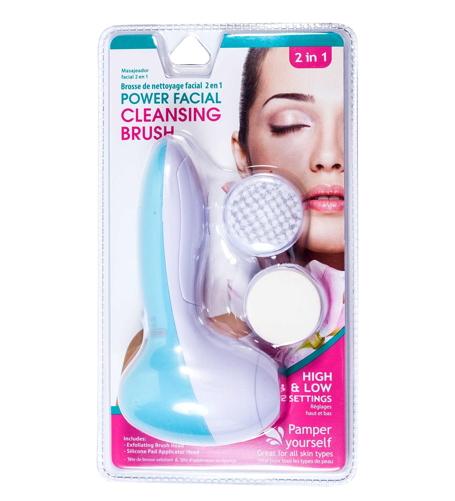 LaMi 2 in 1 Power Facial Cleansing Brush | Deep Clean & Exfoliate for Radiant Skin - Fast International Shipping - Buy Online on GoSupps.com