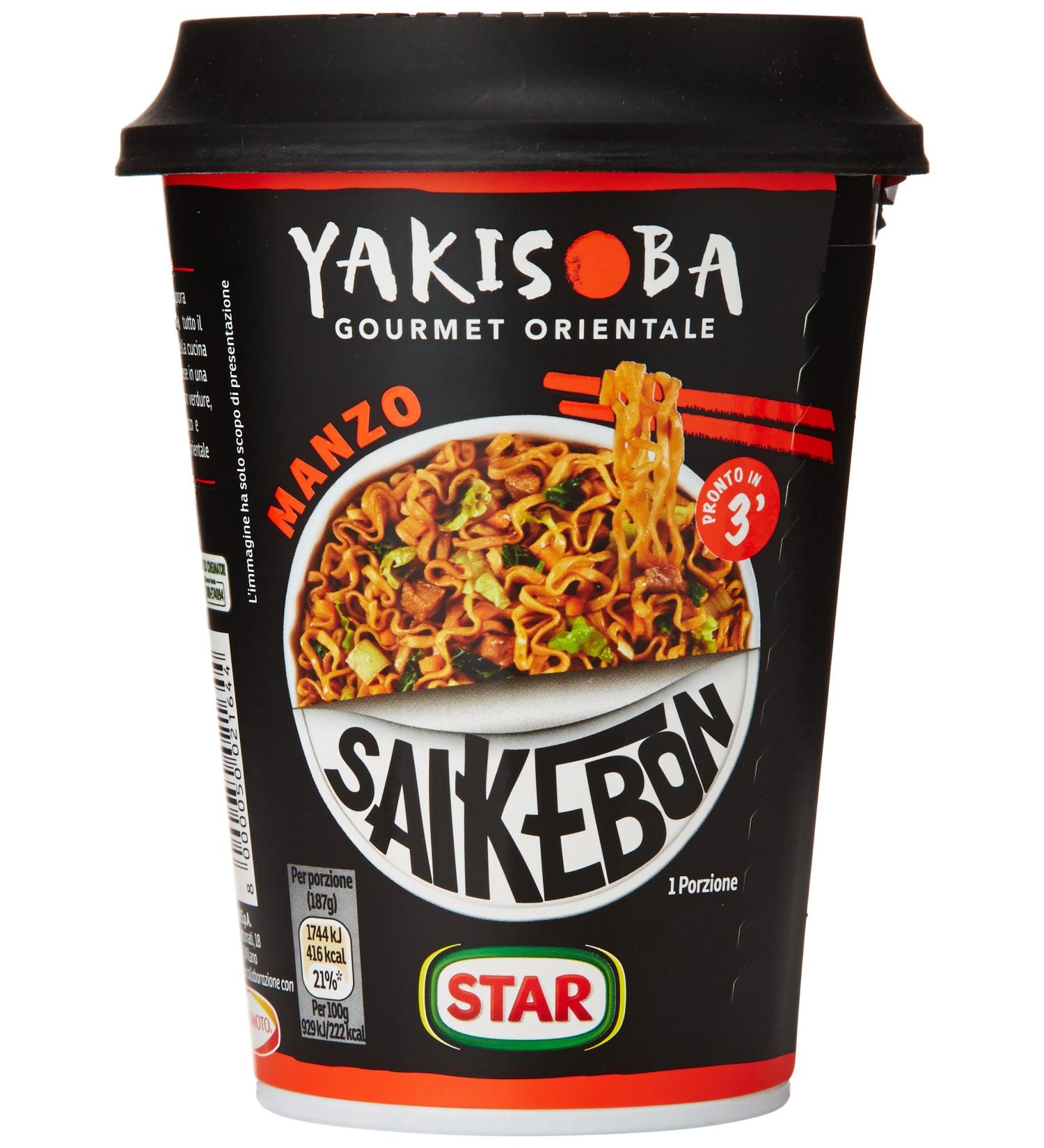  Star STAR saikebon yakisoba oriental gourmet with beef 93g - Buy Online on GoSupps.com