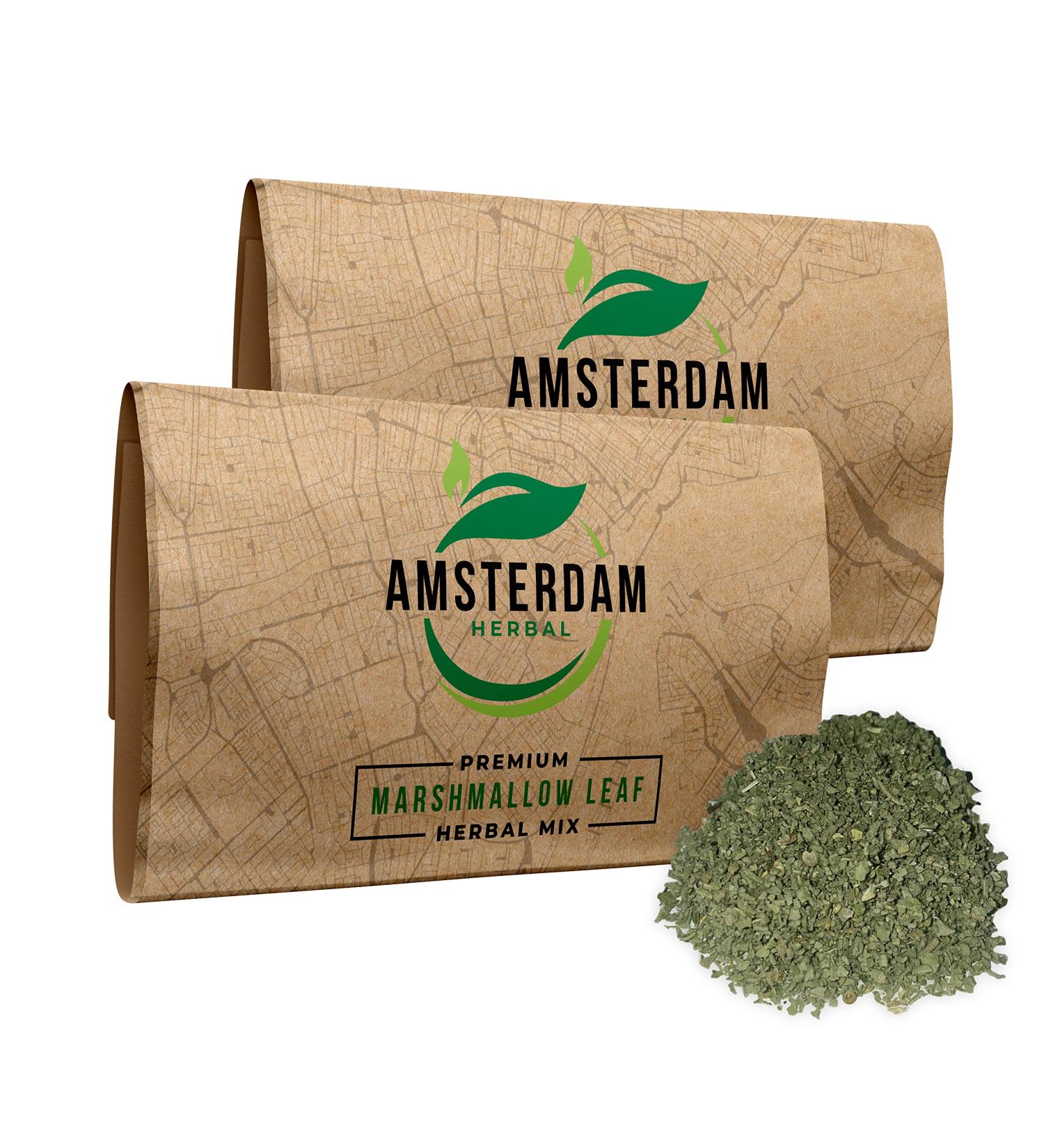 Amsterdam Herbal Premium Mix 100g - 100% Natural Marshmallow Leaf - Coffee Shop Quality - Buy Online on GoSupps.com