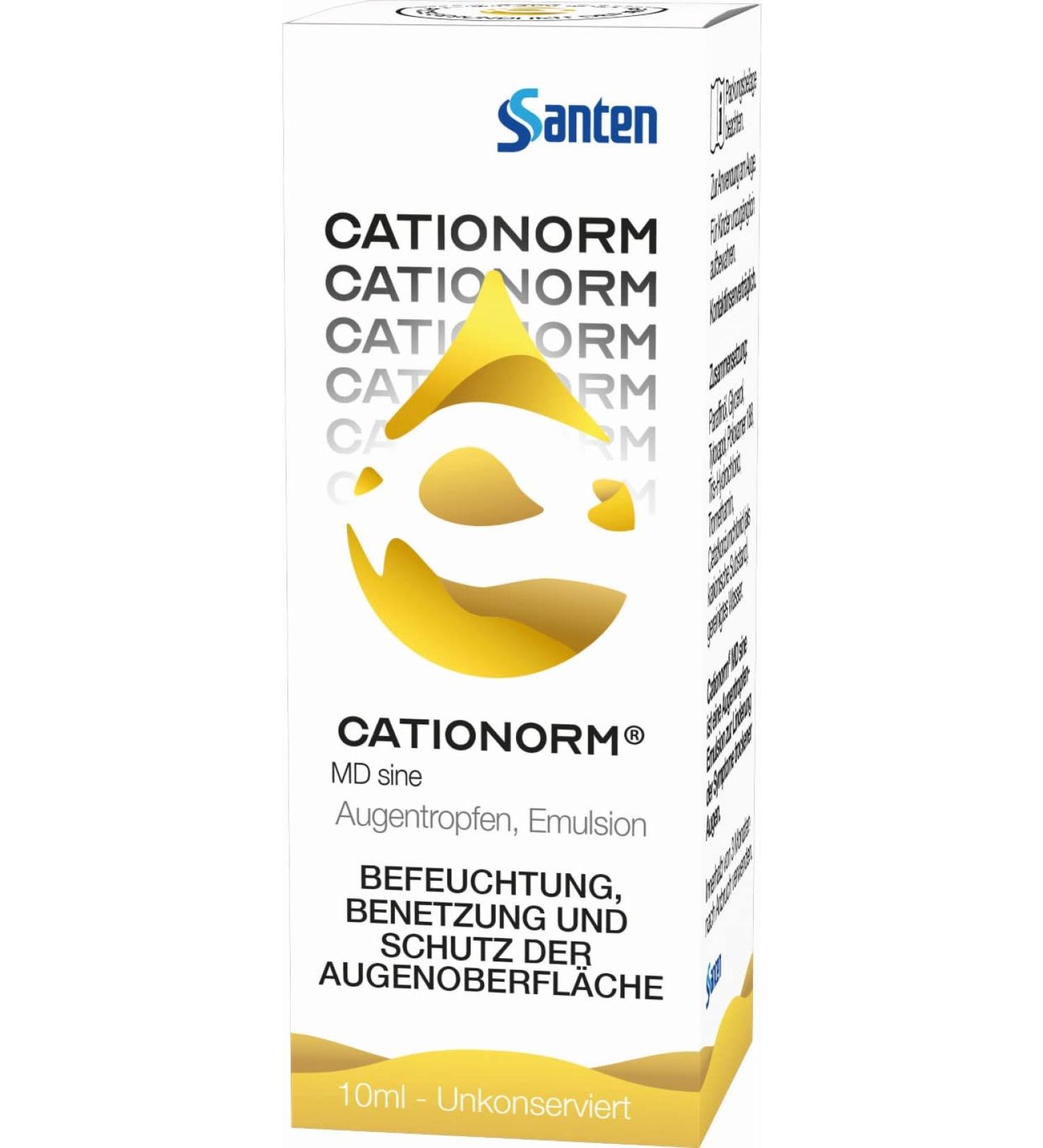 Cationorm Eye Drops - All-Round Protection for Dry & Watery Eyes | 10 ml Solution - International Shipping Available - Buy Online on GoSupps.com