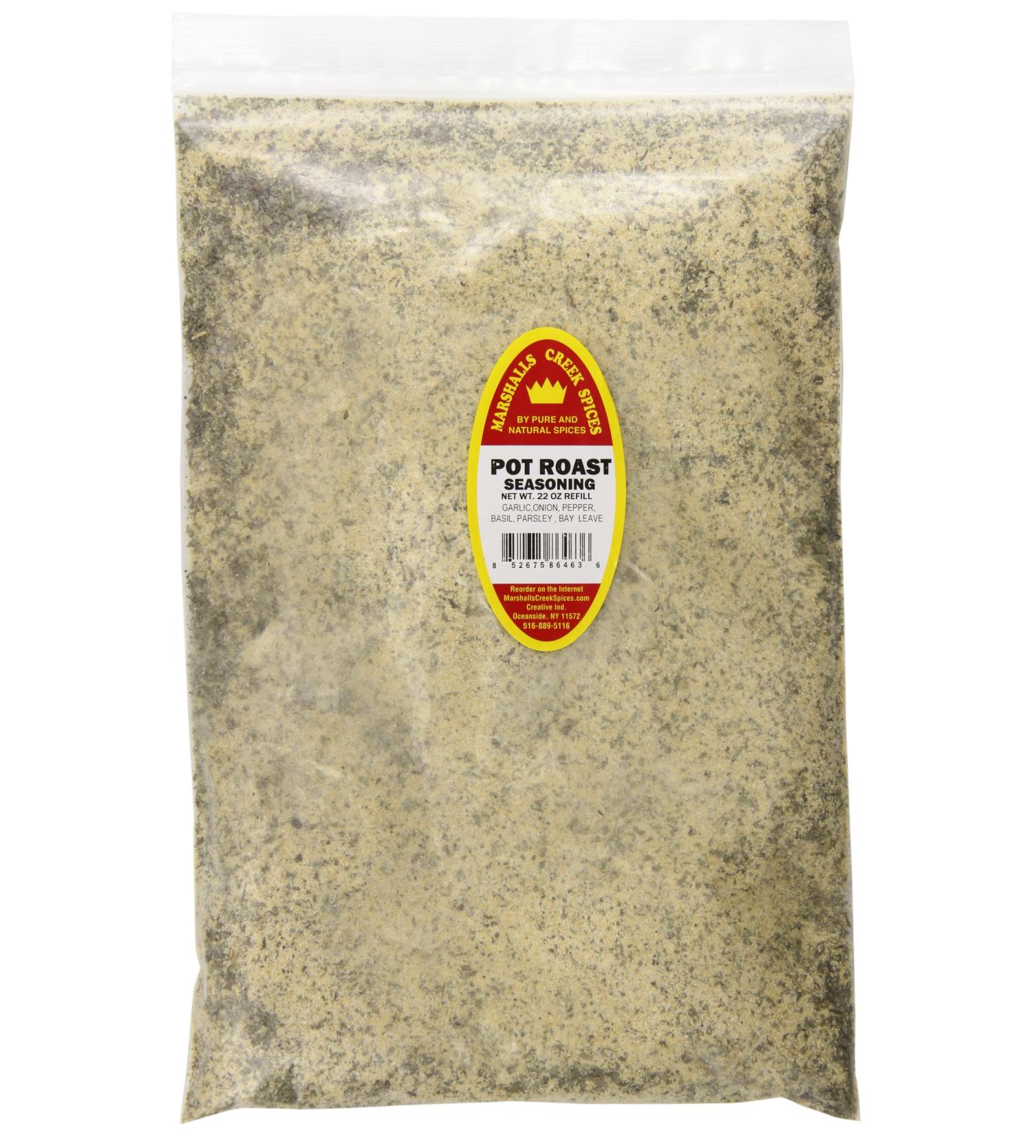 Marshalls Creek Spices Refill Pouch No Salt Pot Roast Seasoning XL 22 Ounce - Buy Online on GoSupps.com