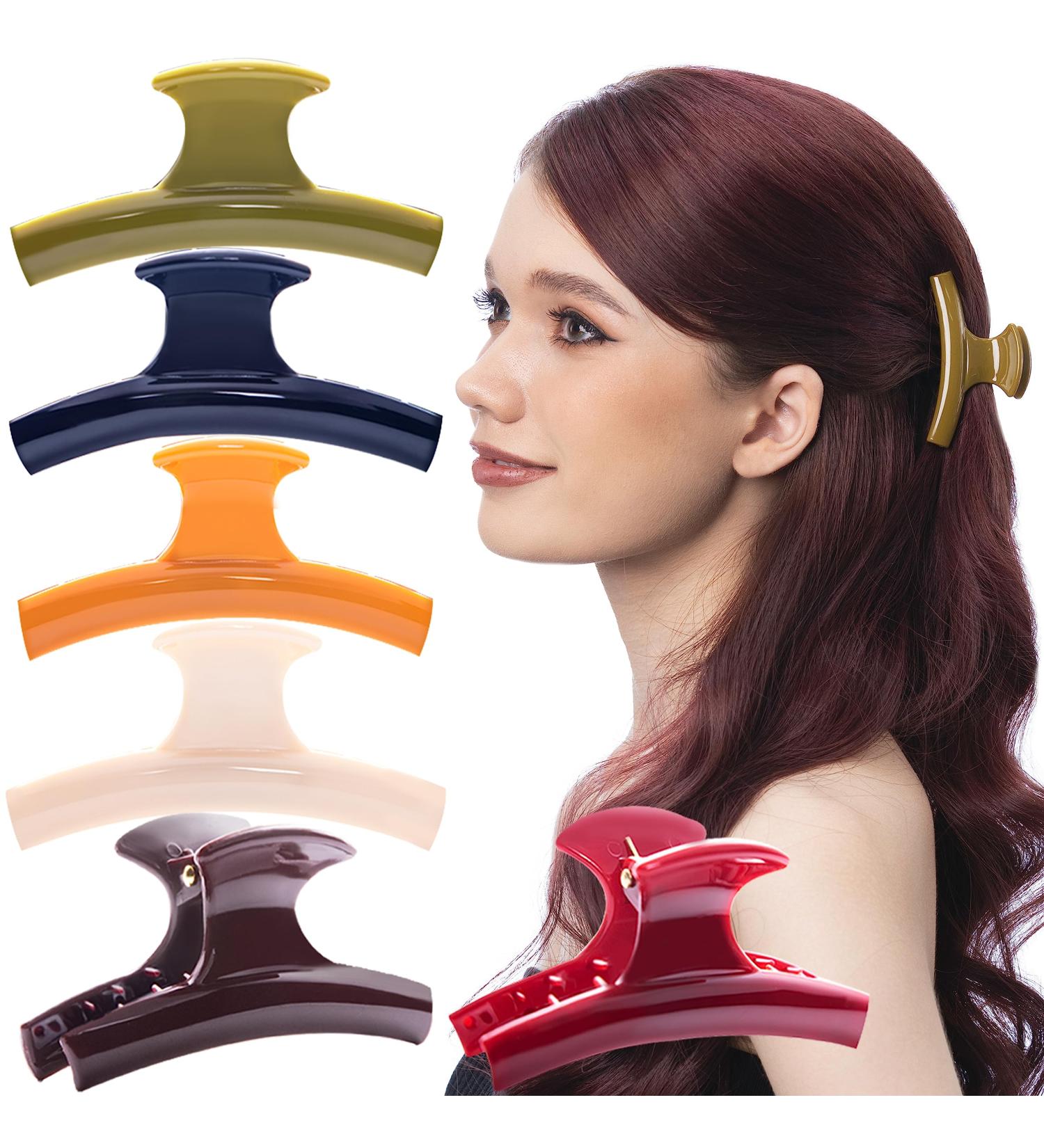 RC ROCHE 6 Pieces Non-Slip Butterfly Hair Clips - Firm Grip Medium Classic Multi-Colored - Perfect for All Hair Types | Shop Internationally! - Buy Online on GoSupps.com