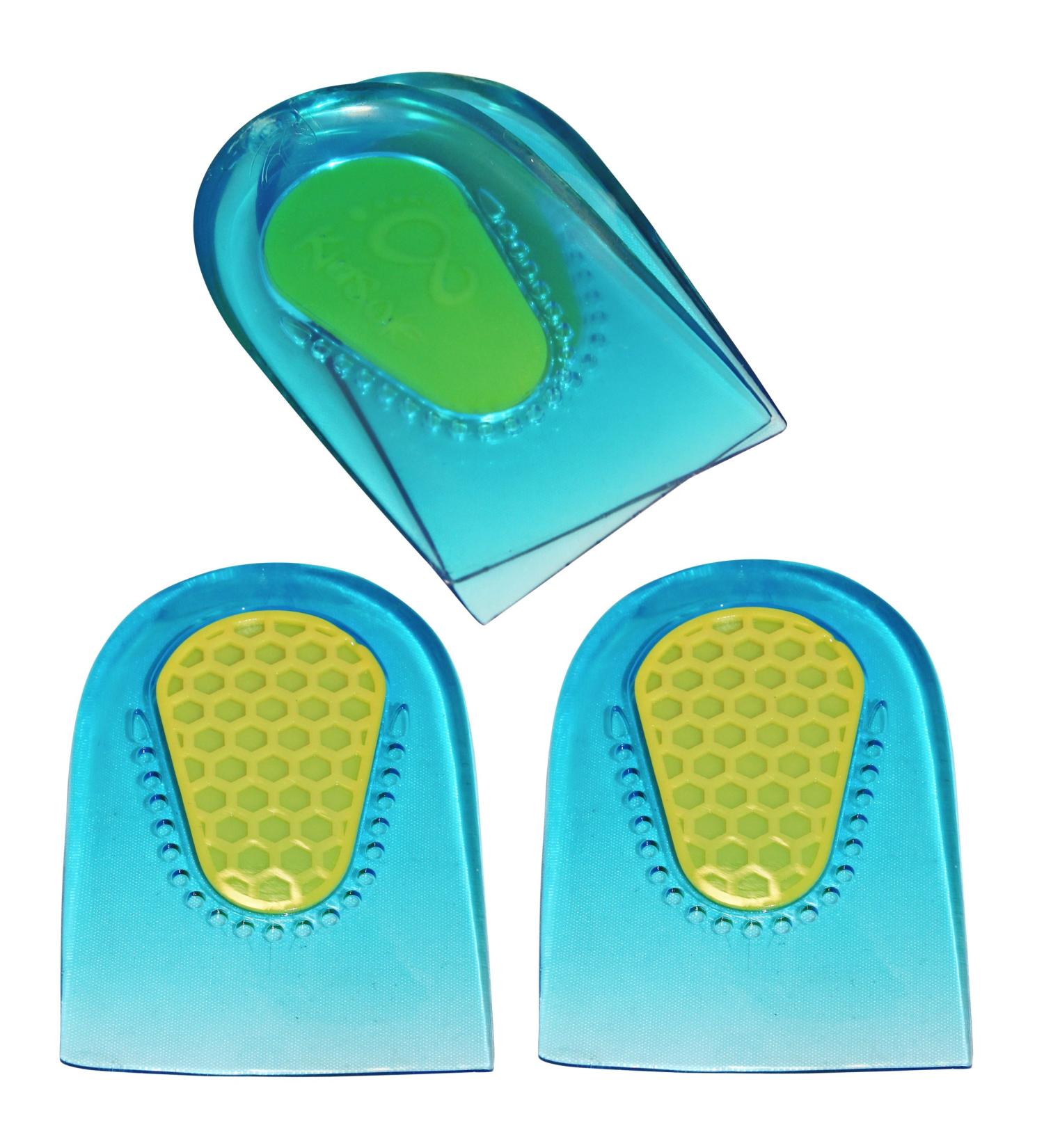KidSole 2 Pair Slim Gel Heel Cups for Sensitive Heels | Heel Spurs, Plantar Fasciitis, Ankle Pain Relief - Buy Online on GoSupps.com