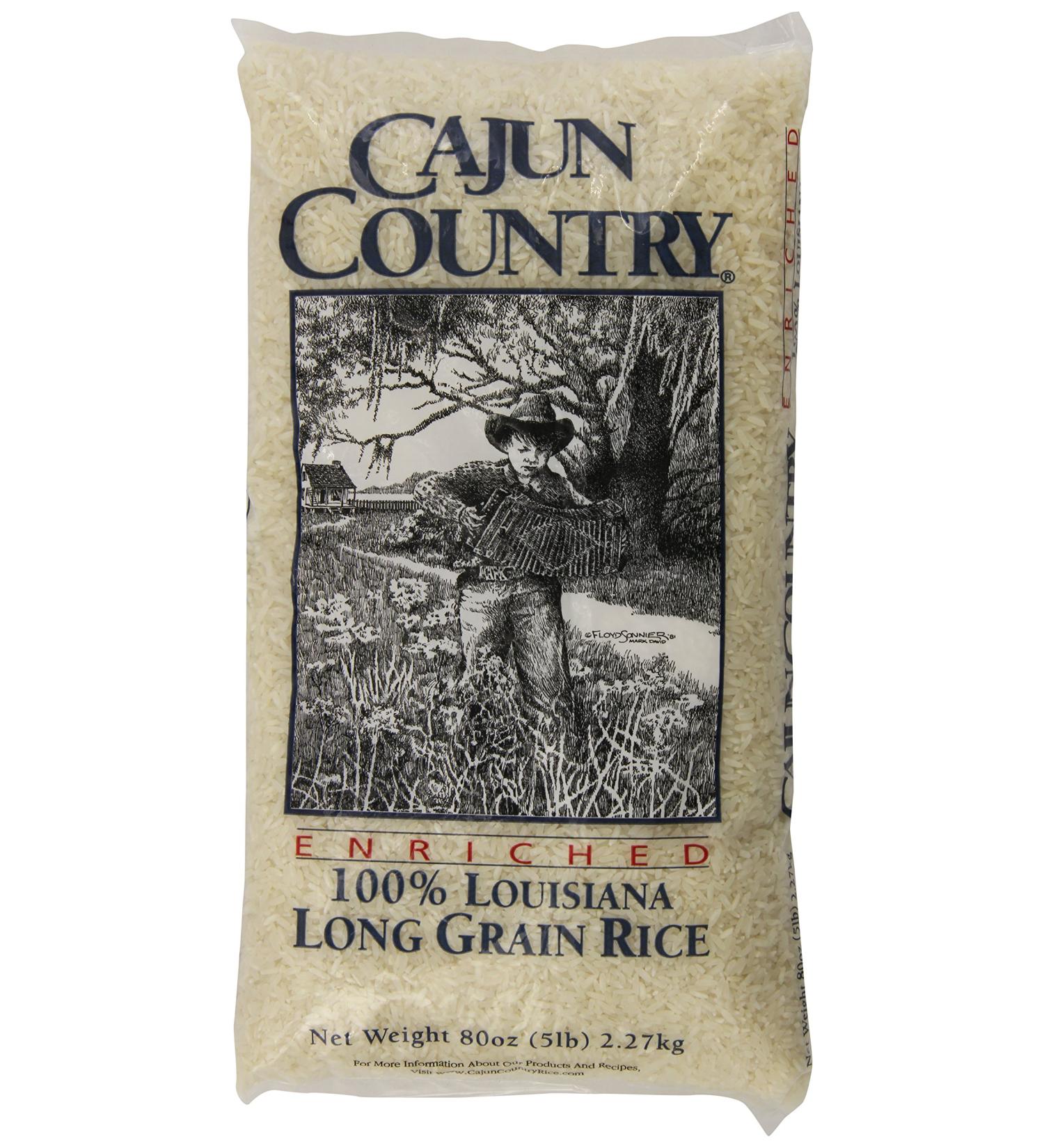 Cajun Country Louisiana Long Grain Rice - 5 lbs | Authentic Southern Staple - Buy Online on GoSupps.com