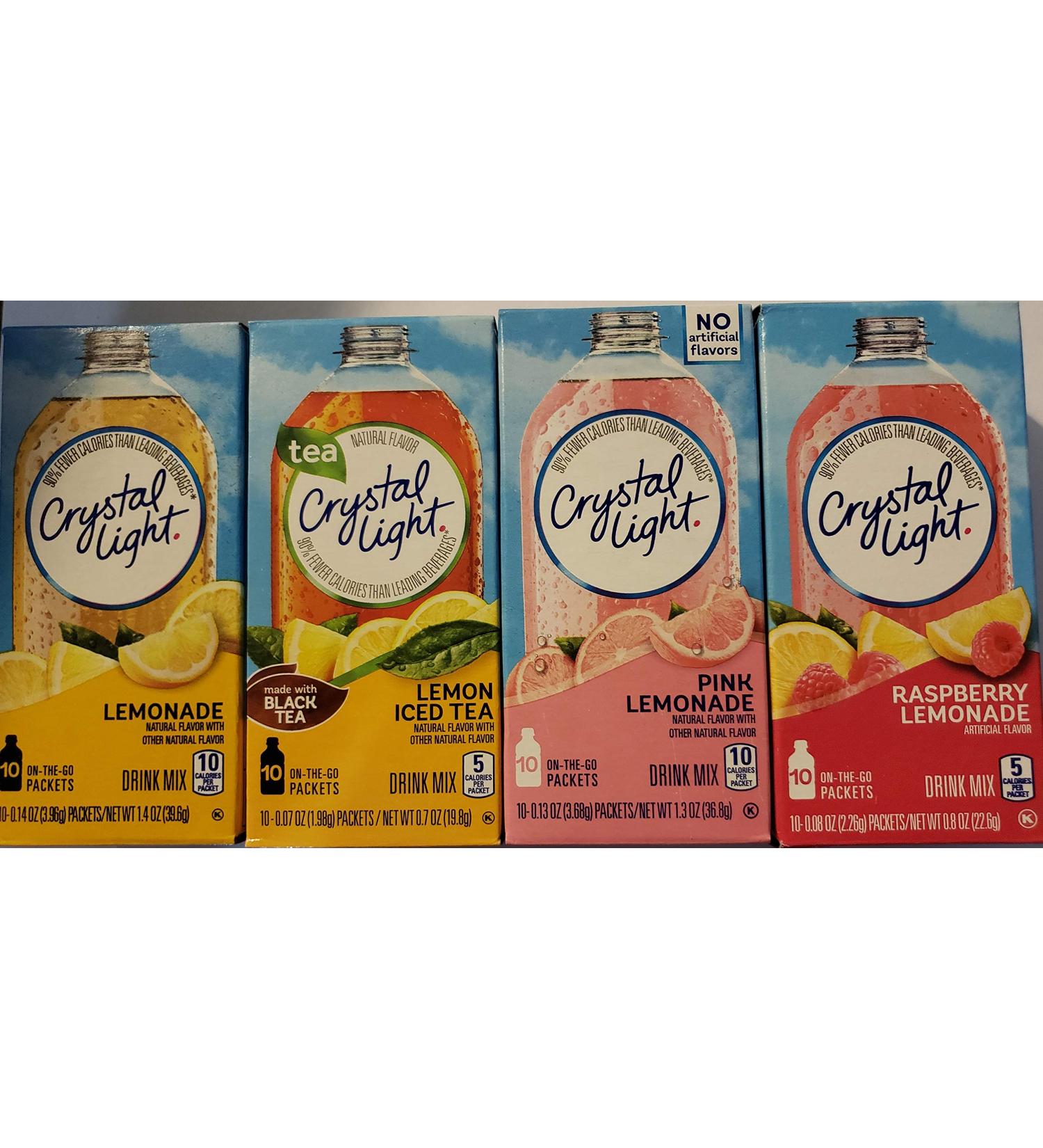 Crystal Light Lemonade Variety Bundle - 40 Piece Assortment - Buy Online on GoSupps.com