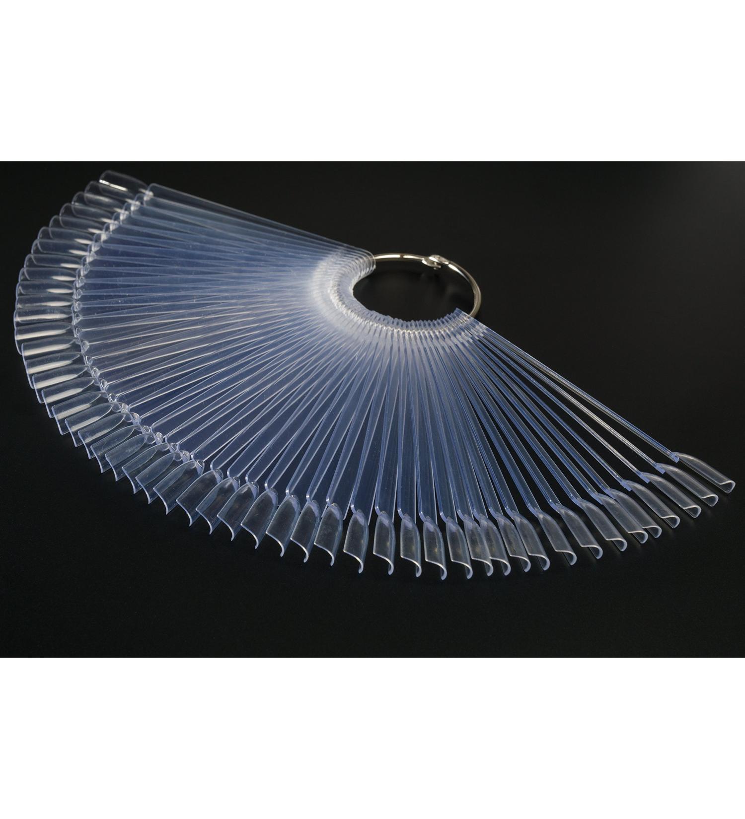 Presentation display with 48 tips in a ring Color Pops Nailart nail design Clear