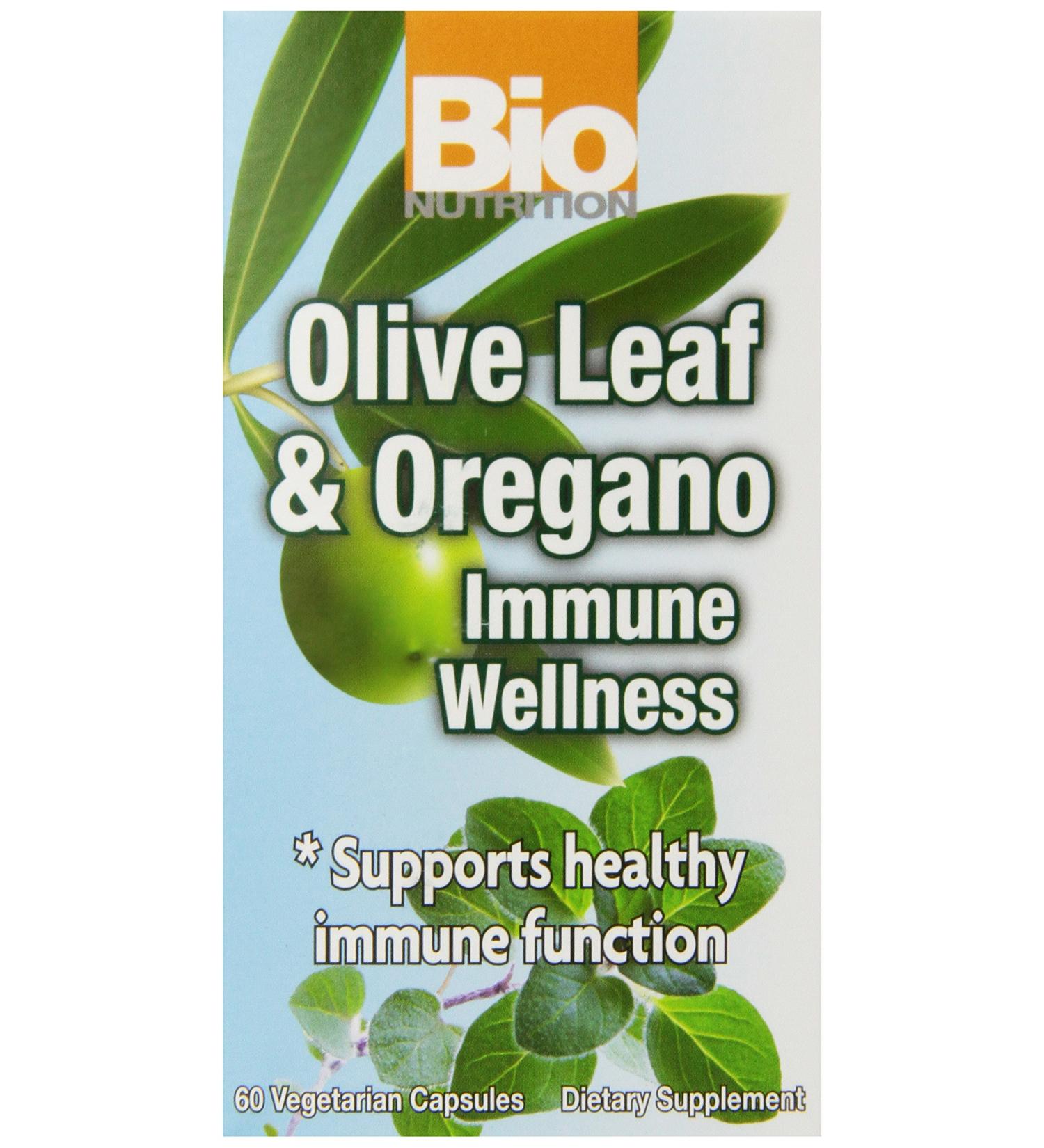 Bio Nutrition Immune Wellness Olive and Oregano Vegi-Caps - 60 Count - Buy Online on GoSupps.com