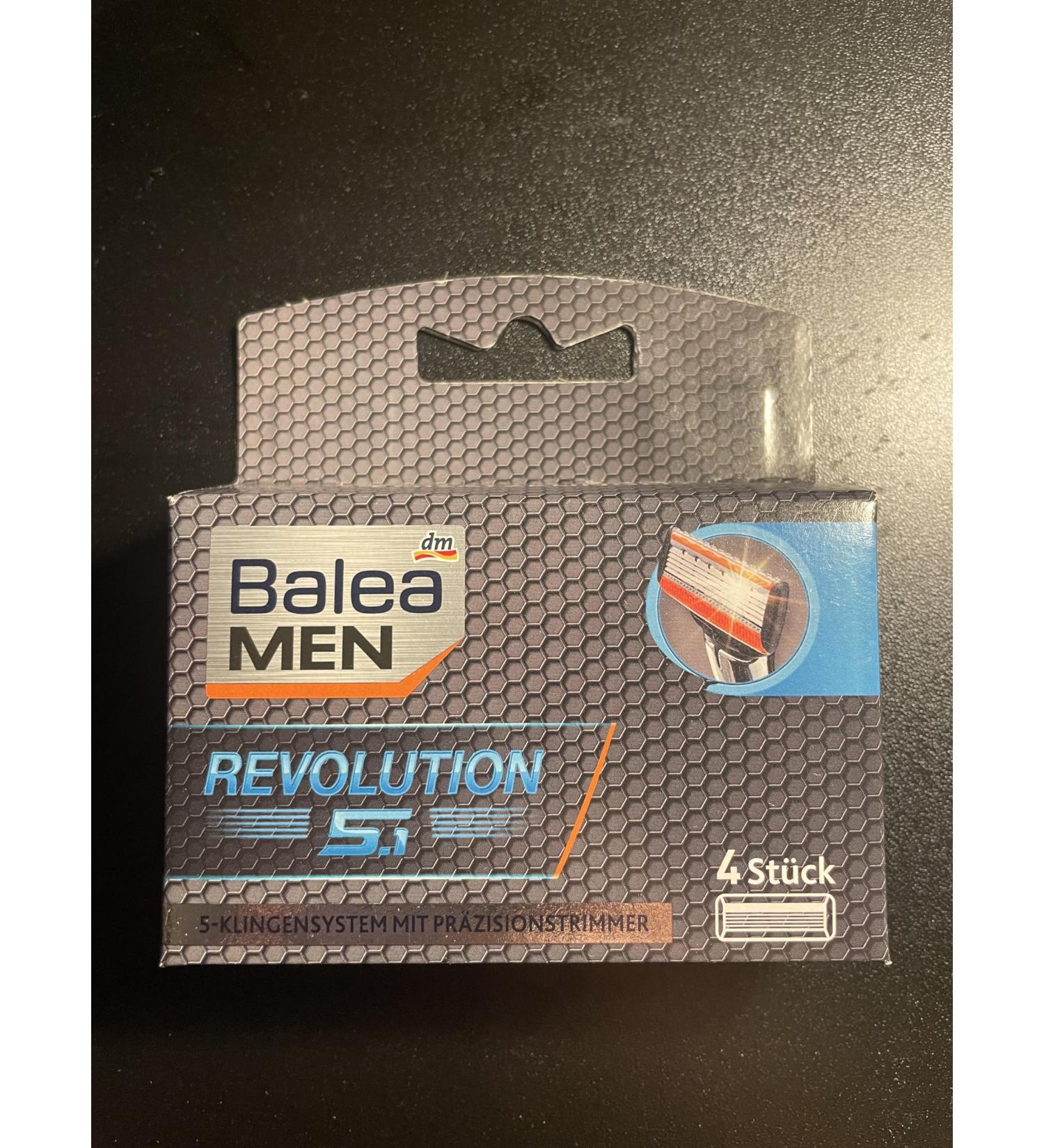 Balea MEN razor blades Revolution 5.1 4 pieces