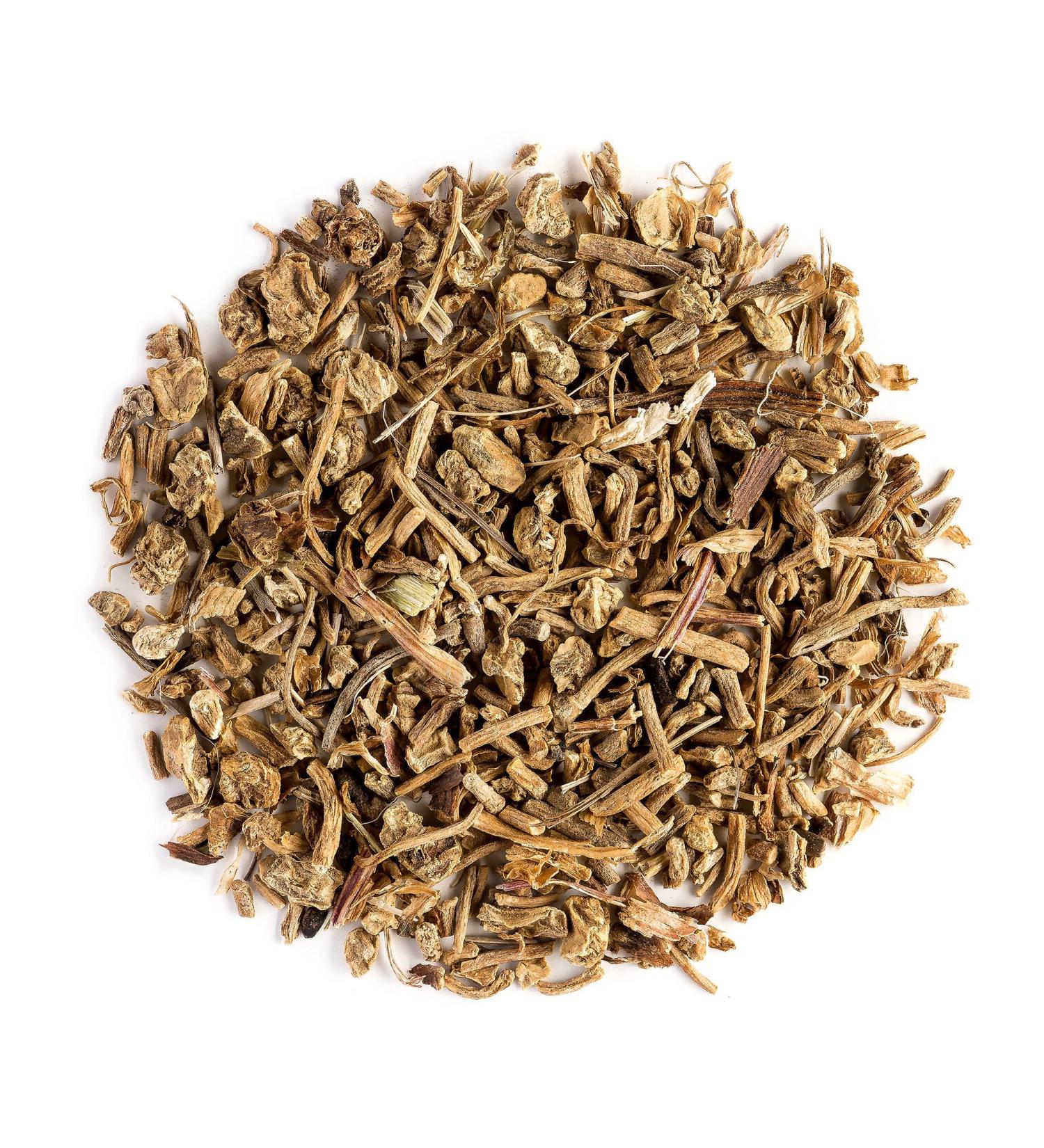 Organic Valerian Root Tea - Natural Calming & Relaxing Herbal Blend for Good Night's Rest - 100g (3.53 oz) - Buy Online on GoSupps.com