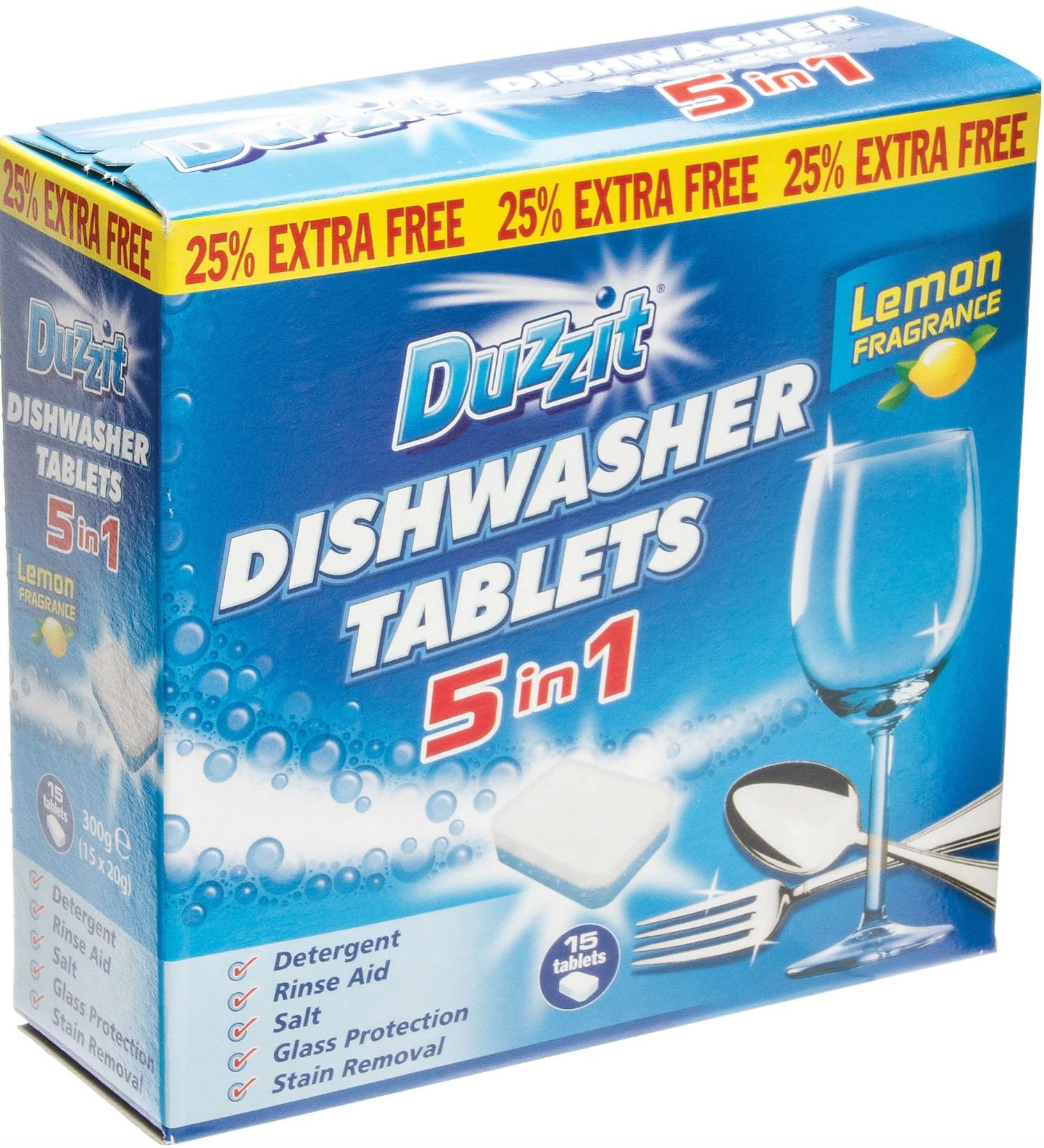 Dishwasher Tablets 5 in 1 Lemon Fragrance