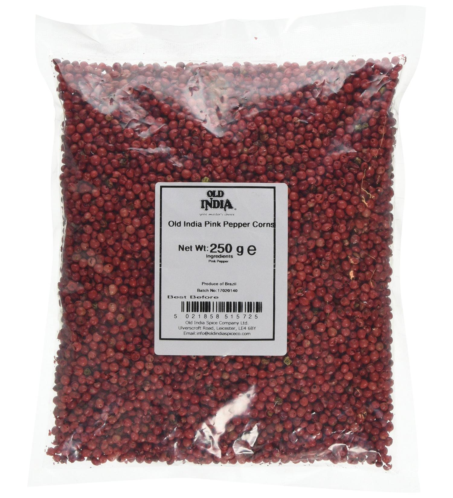 Old India Pink Pepper Corns 250g - Premium Quality Pink Peppercorns from Old India - Buy Online on GoSupps.com