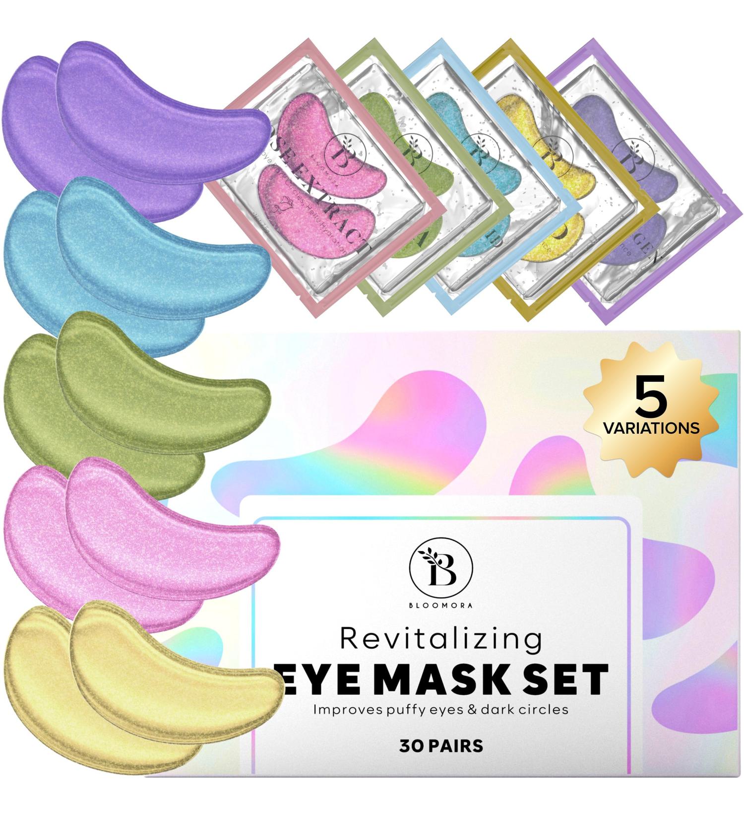 Patch Yeux Anti Cernes (30 paires) Masque Yeux avec Niacinamide et Acide Hyaluronique Patch Anti Cernes et Poches - Mix 30 V2 Glow Series - Buy Online on GoSupps.com