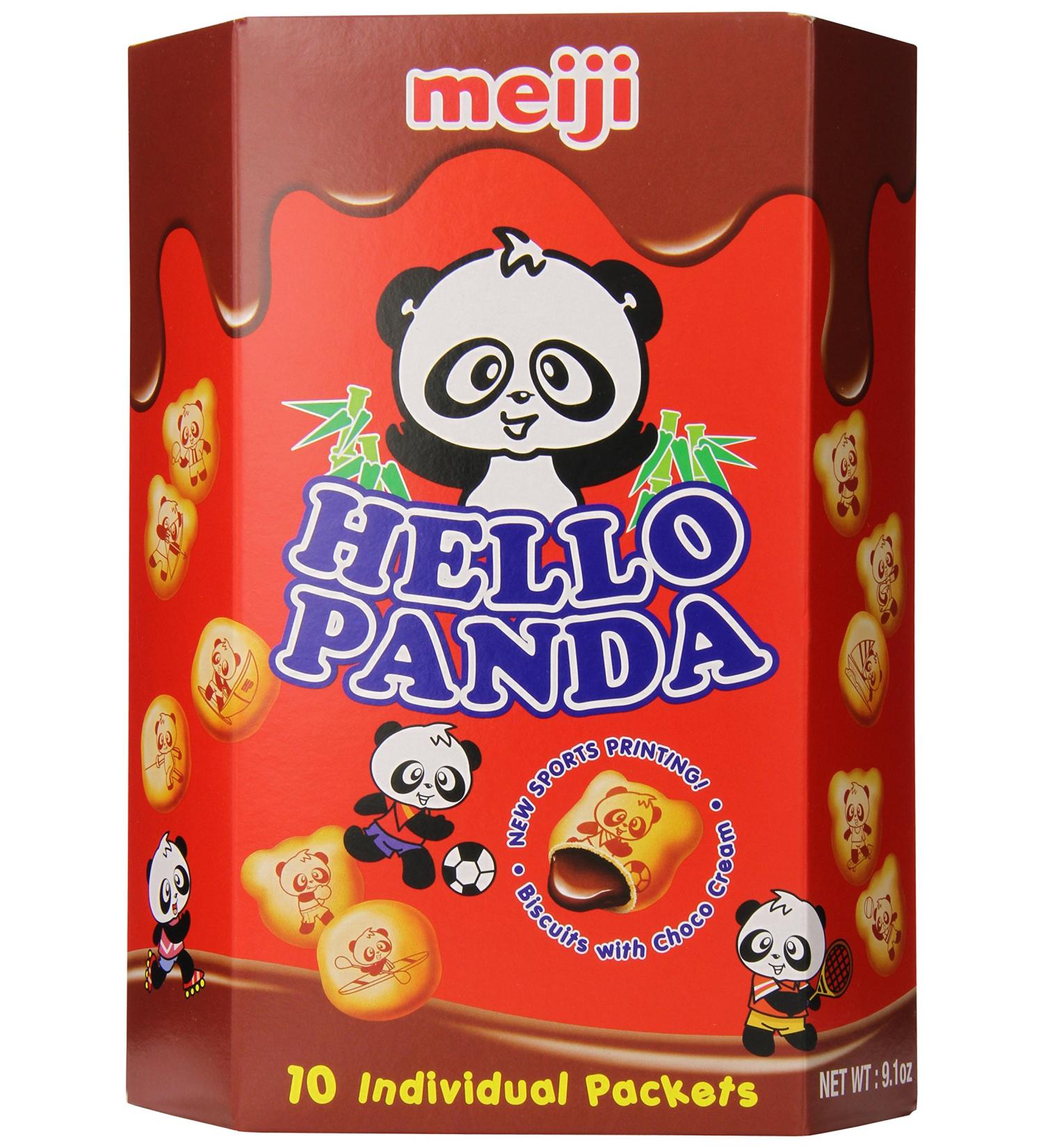 Meiji Hello Panda Chocolate Biscuit - 9.1 oz | Delicious Japanese Treat - Buy Online on GoSupps.com