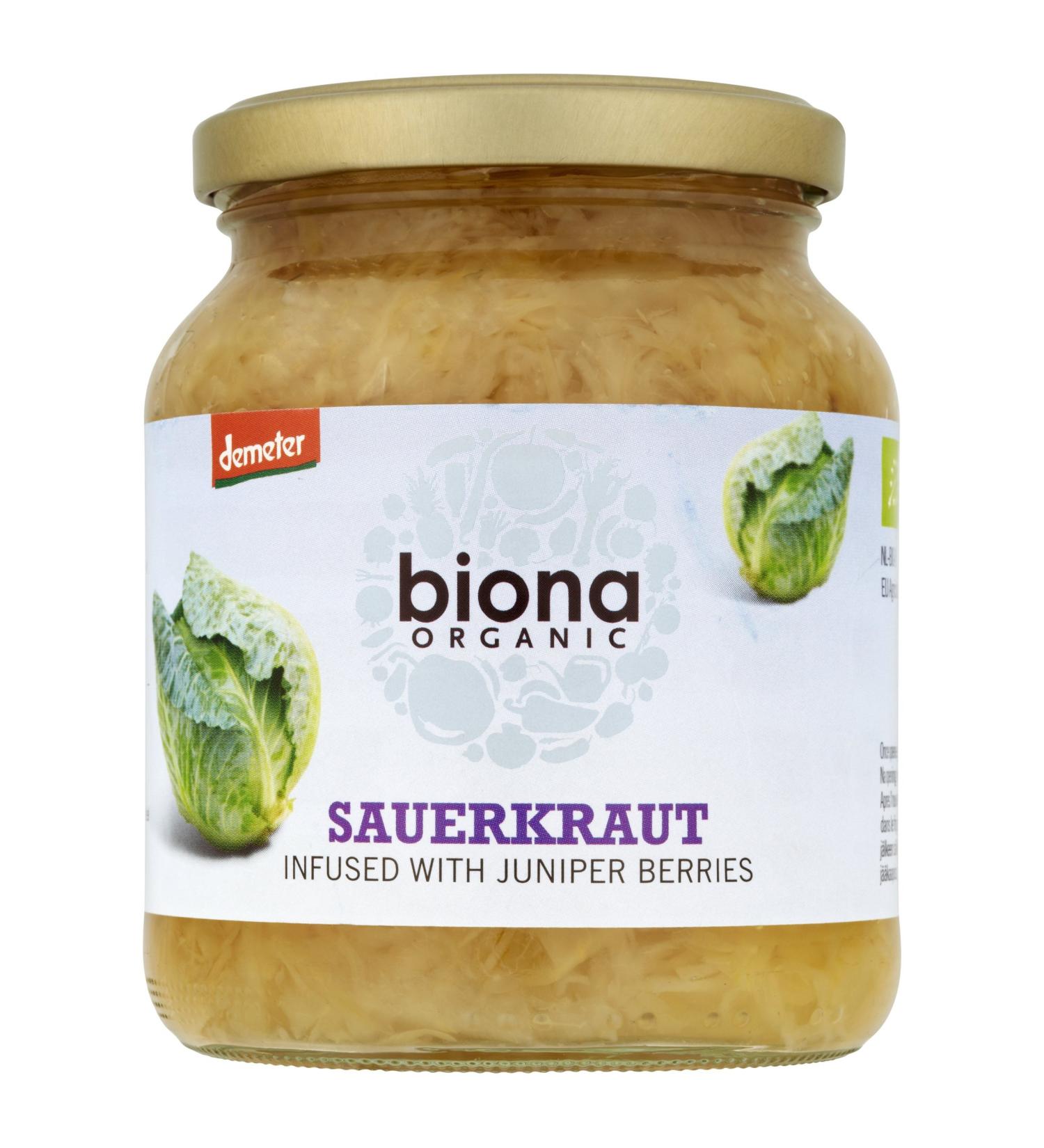 Biona Organic Sauerkraut 360G - Buy Online on GoSupps.com
