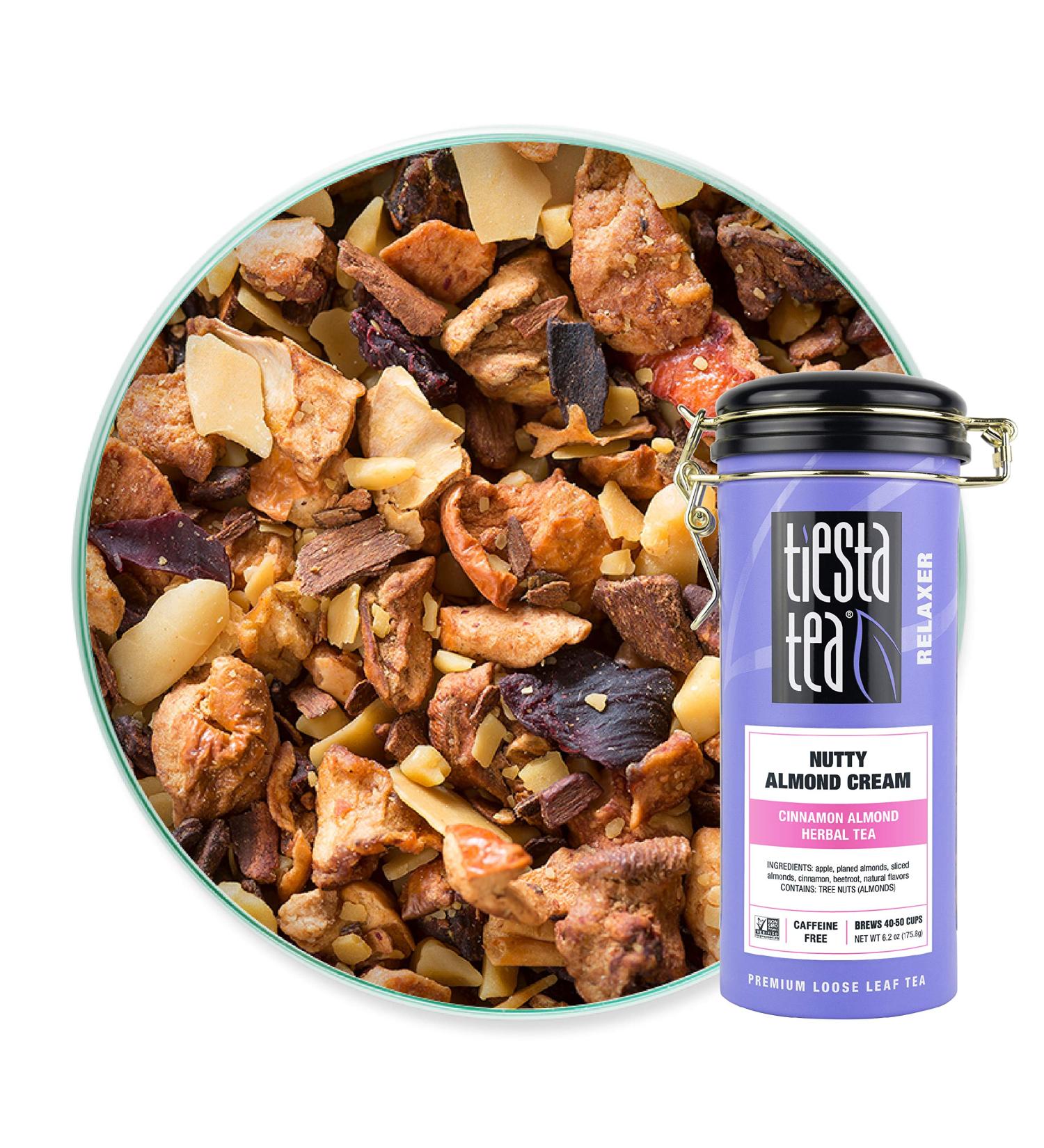 Tiesta Tea Company Nutty Almond Cream Loose Leaf Tea - Caffeine Free 6.2 oz - Buy Online on GoSupps.com