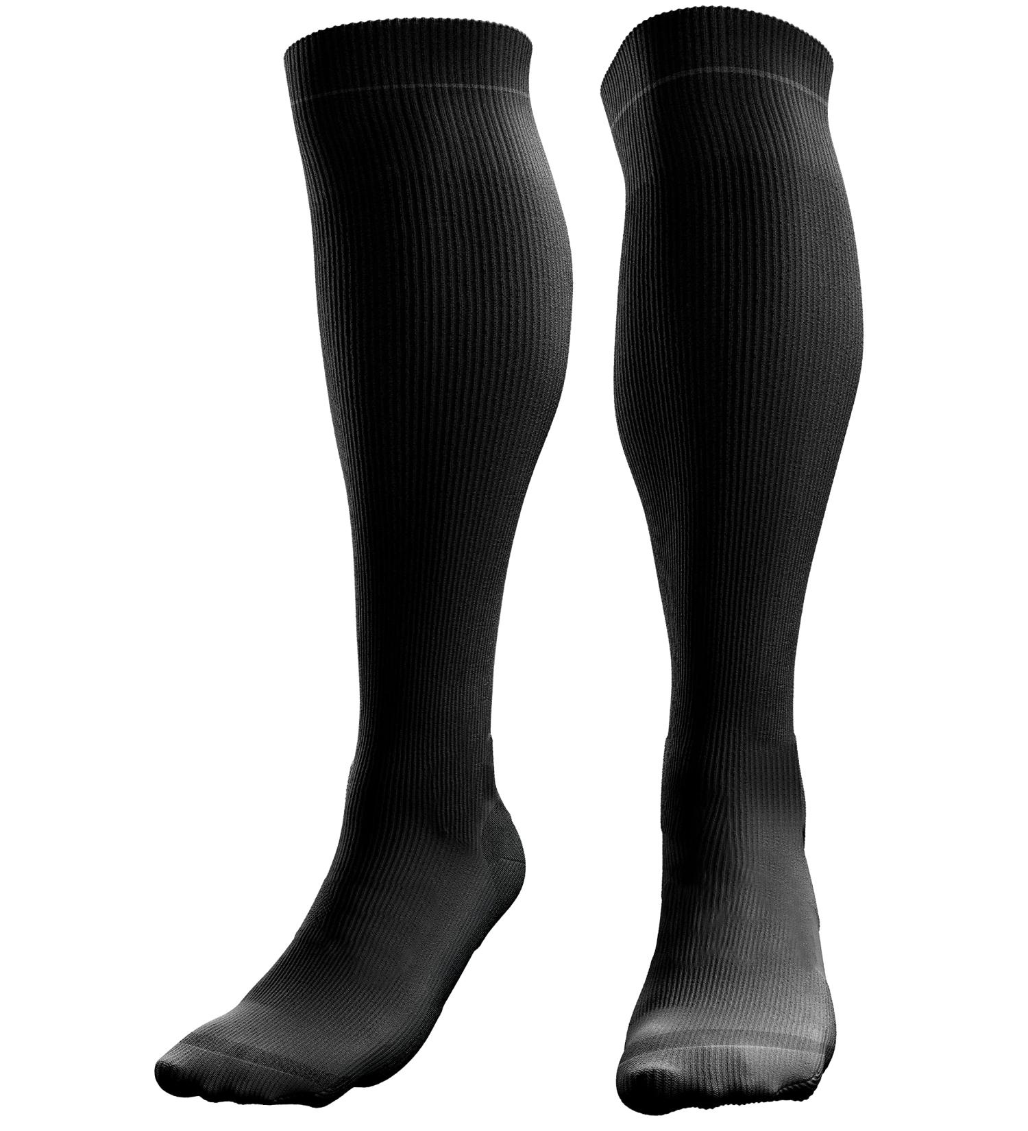 aZengear Compression Socks 20-30mmHg - Anti DVT, Flight Travel Stockings, Swollen Legs Relief - XXL Black - Buy Online on GoSupps.com