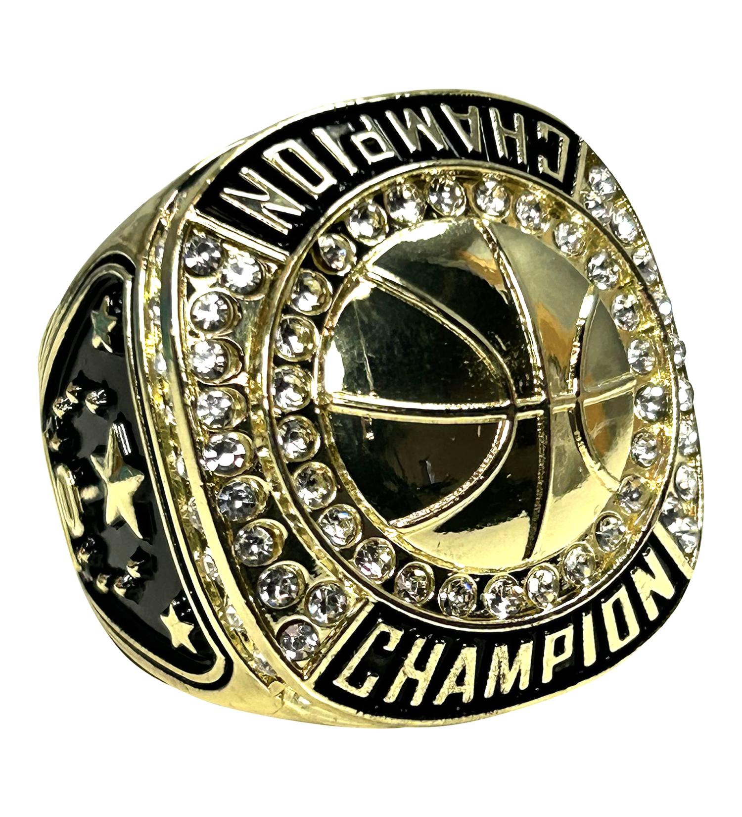 Gold Basketball Champion Rings - Pack of 1-12 | Trophy Award for Winners - Buy Online on GoSupps.com