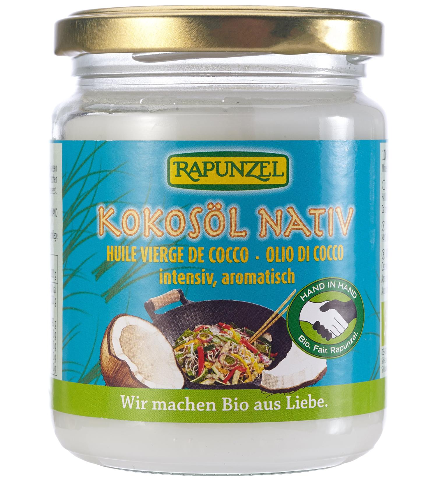Buy Rapunzel Virgin Coconut Oil HIH - Organic 216 ml | International Shipping Available - Buy Online on GoSupps.com