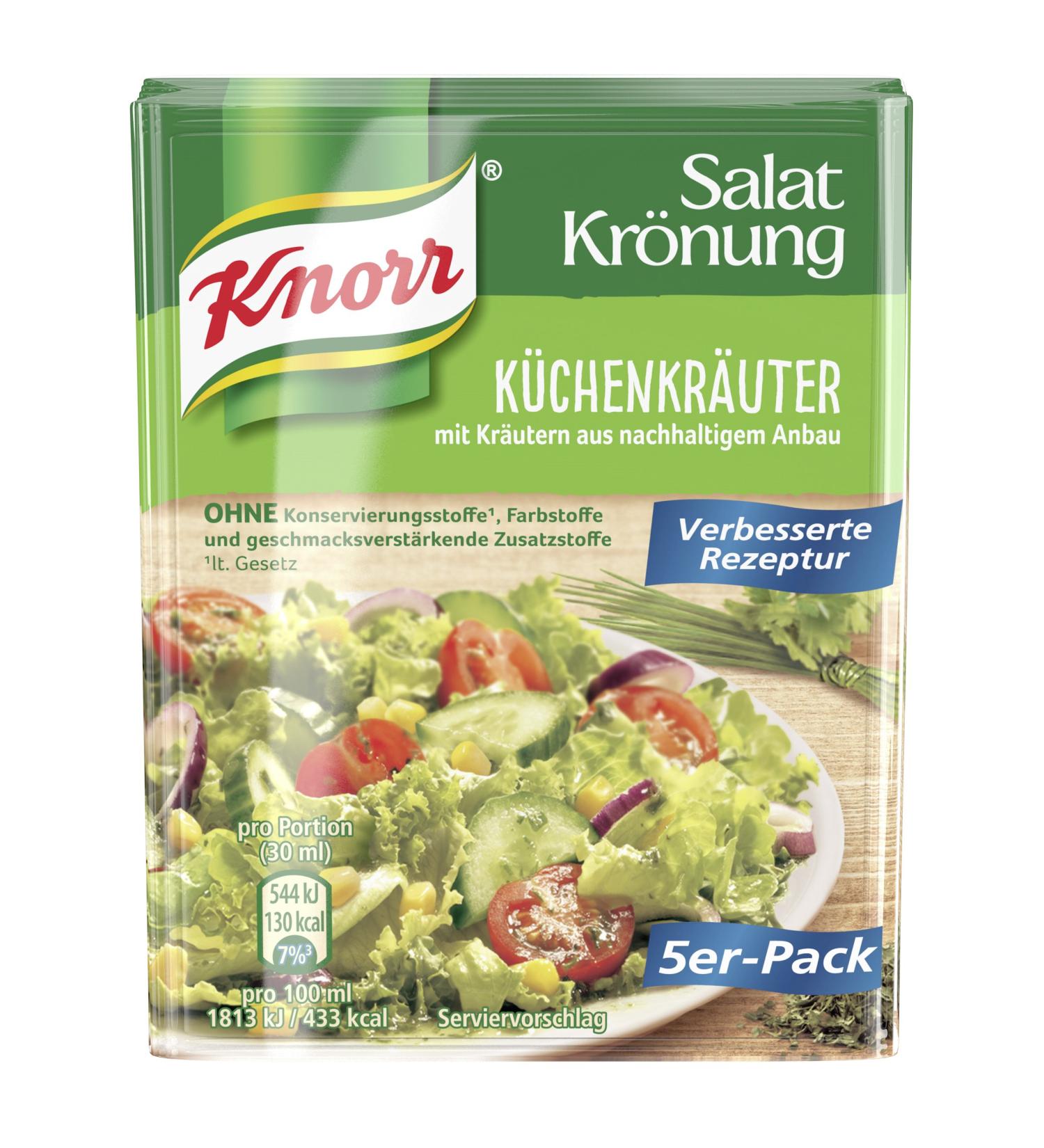 Knorr - Preparation for Herbal Dressing (Salatkr nung K chenkr uter) | Total Weight 40 Grams