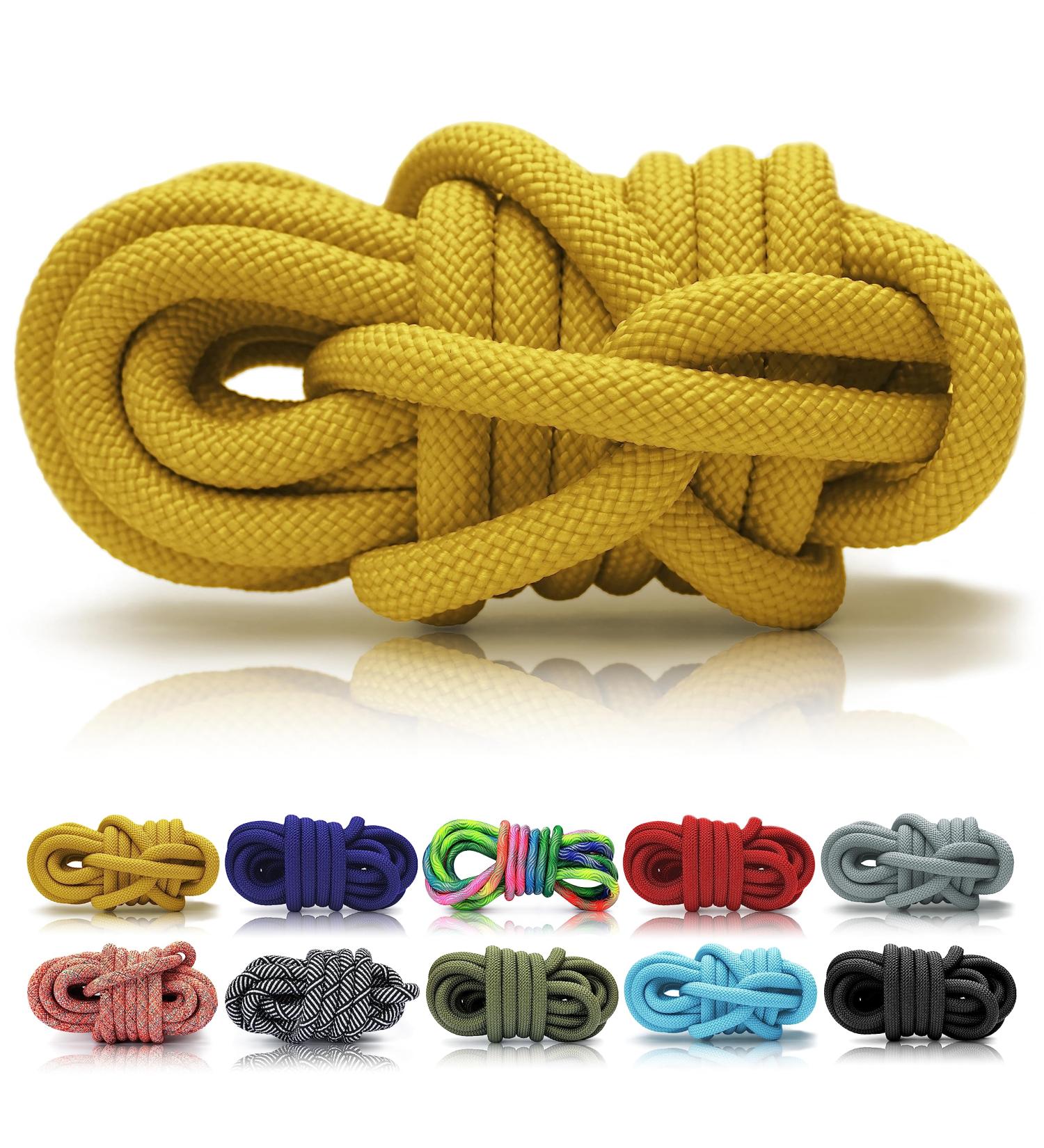 Buy Ganzoo PPM Rope 5m - 10mm Mustard Yellow Dog Leash & Rigging | Durable Polypropylene Multifilament Rope for Pets & Outdoor Use - Buy Online on GoSupps.com