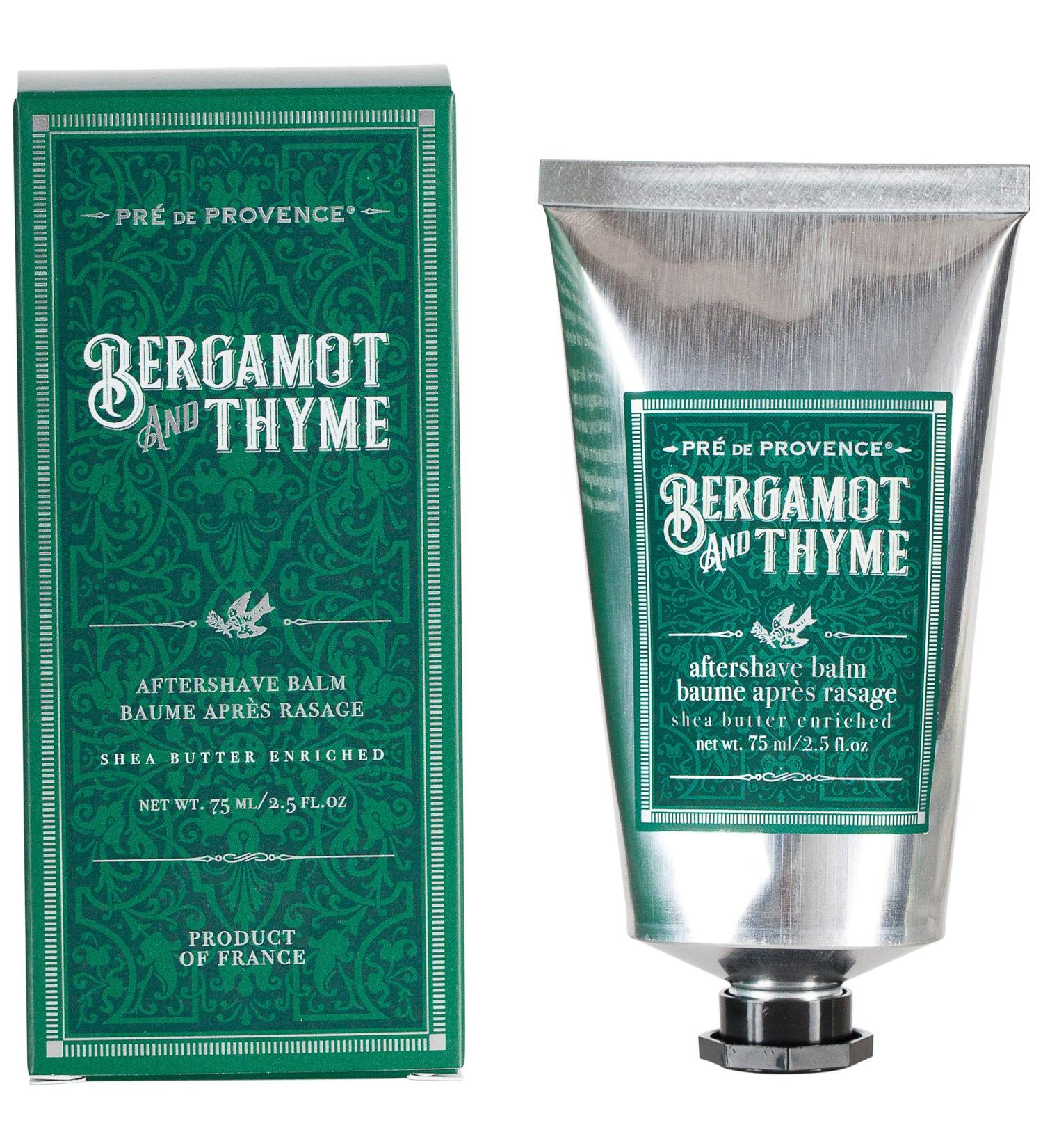 Pre de Provence Men's After Shave Balm 2.5 oz - Bergamot & Thyme | Shea Butter Enriched - Buy Online on GoSupps.com