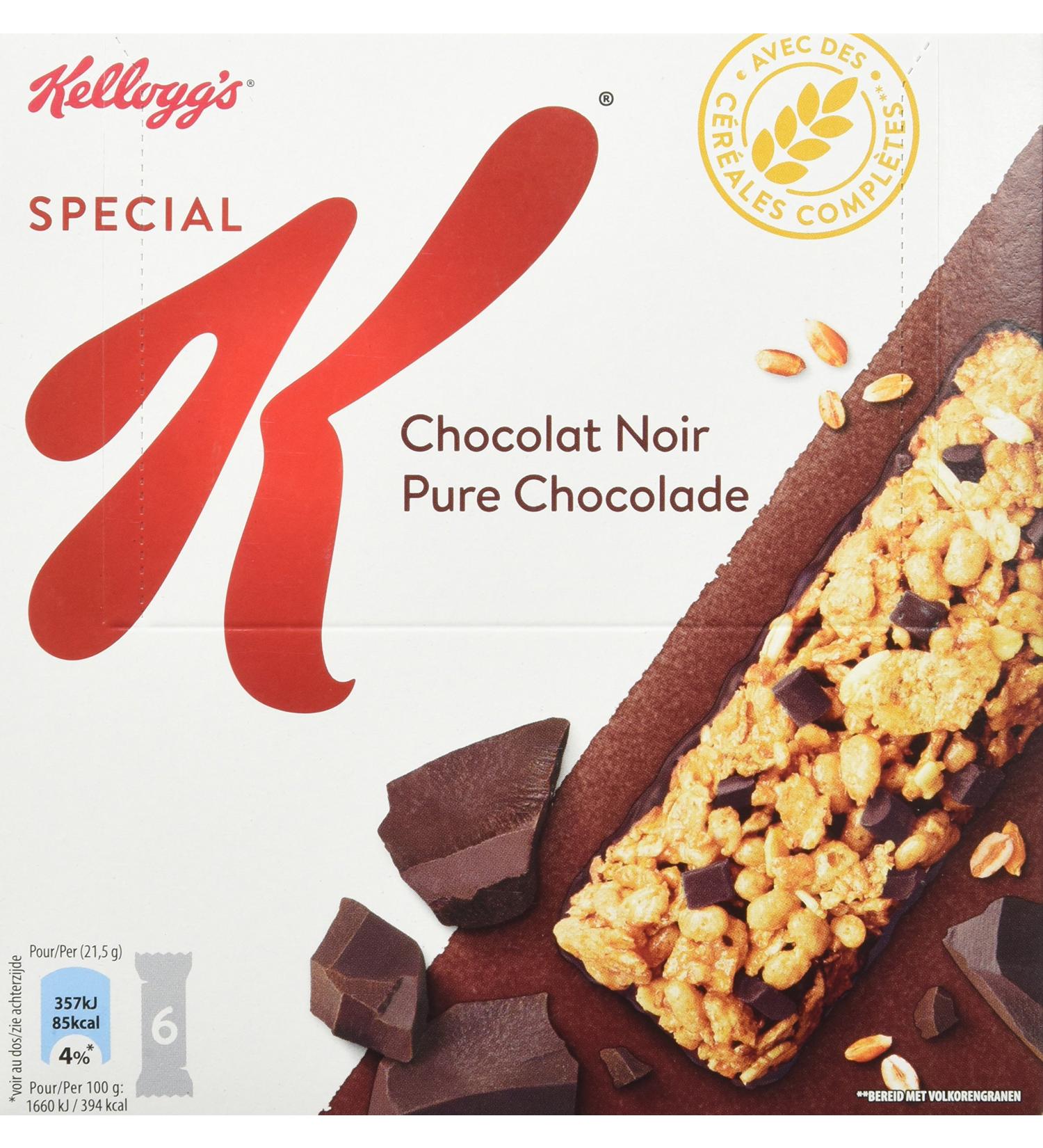 Special K Whole Wheat Rice Cereal Bars with Chocolate Chips - 6 Bars 130g - Buy Online on GoSupps.com