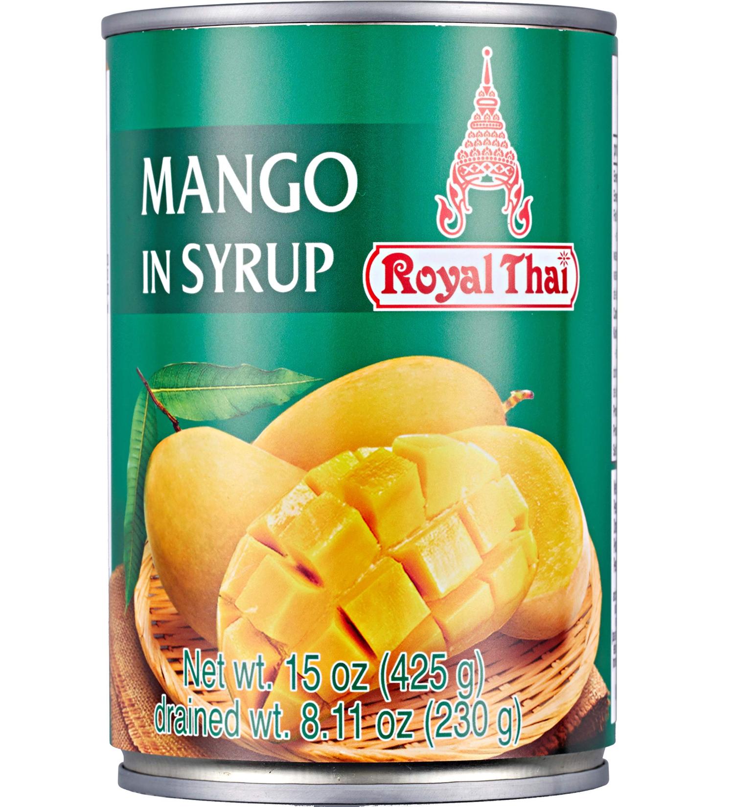 ROYAL THAI - Mango slices in syrup - 1 X 425 GR - Buy Online on GoSupps.com