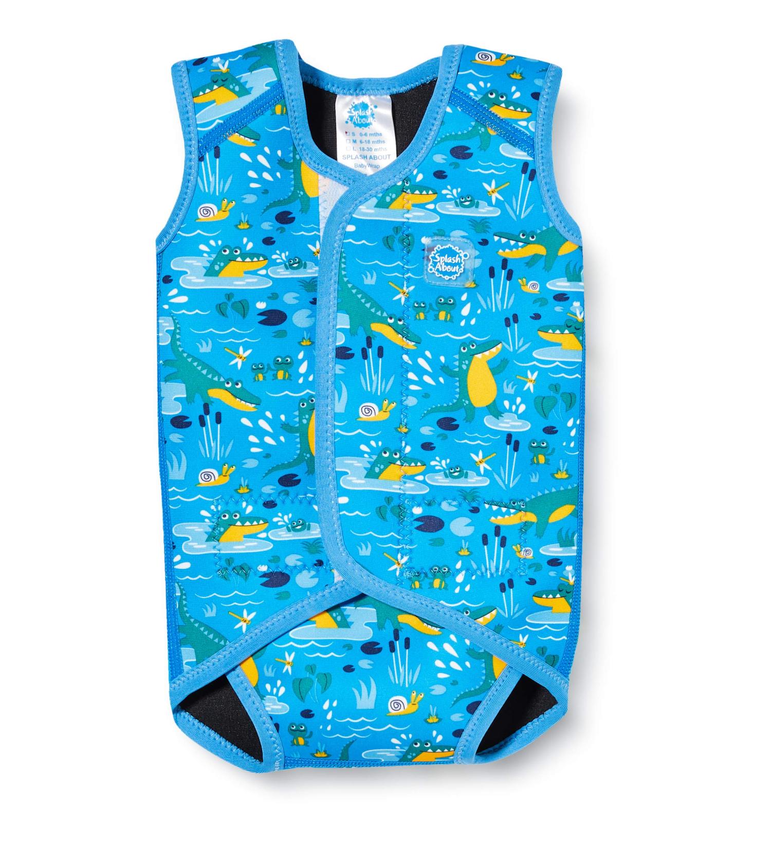 Baby Wrap Wetsuit Crocodile Swamp 0-6 Months by Splash About - Buy Online on GoSupps.com