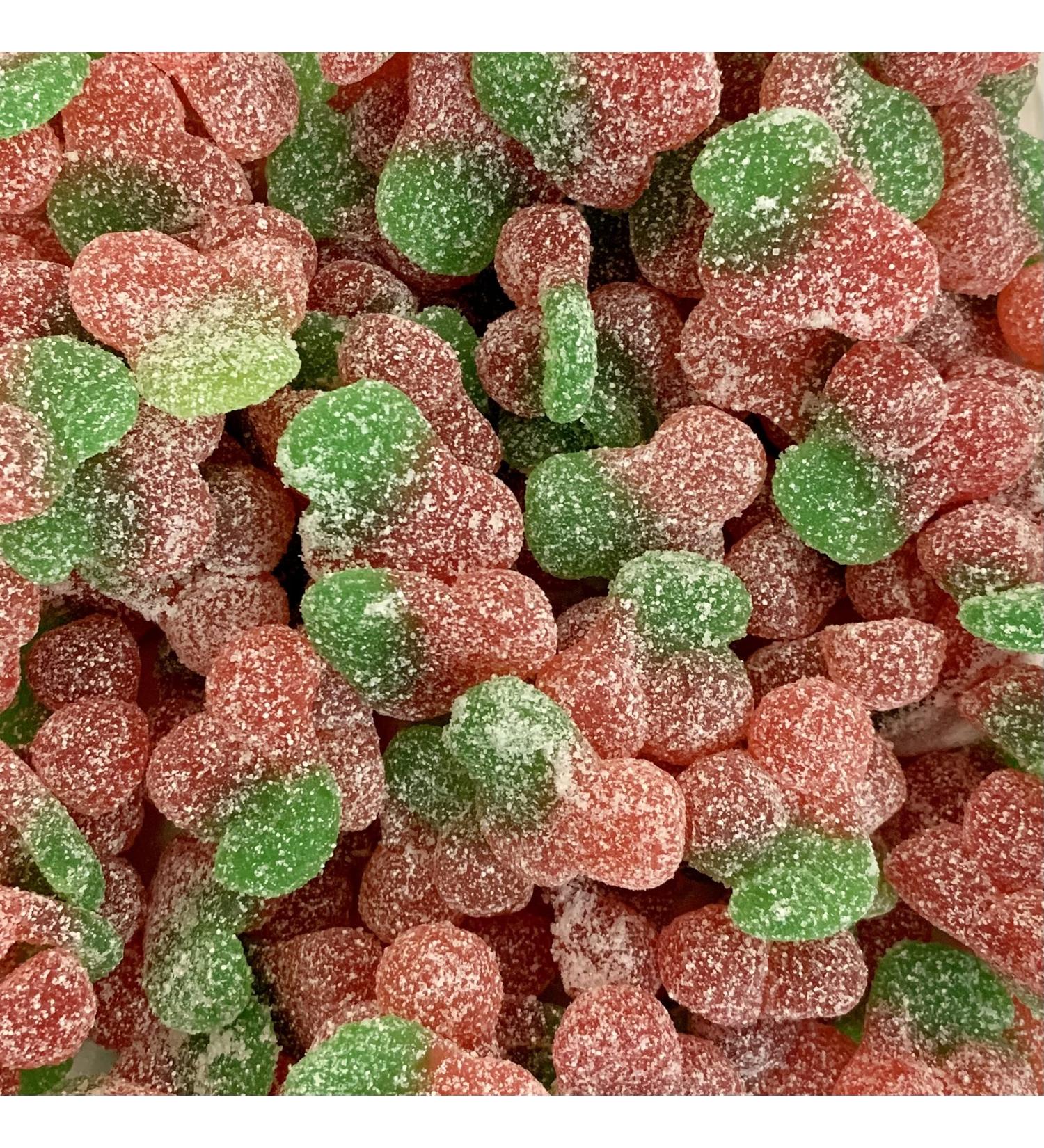 Fizzy Cherries (Vegan) 500g Share Bag by The Gourmet Sweet Company