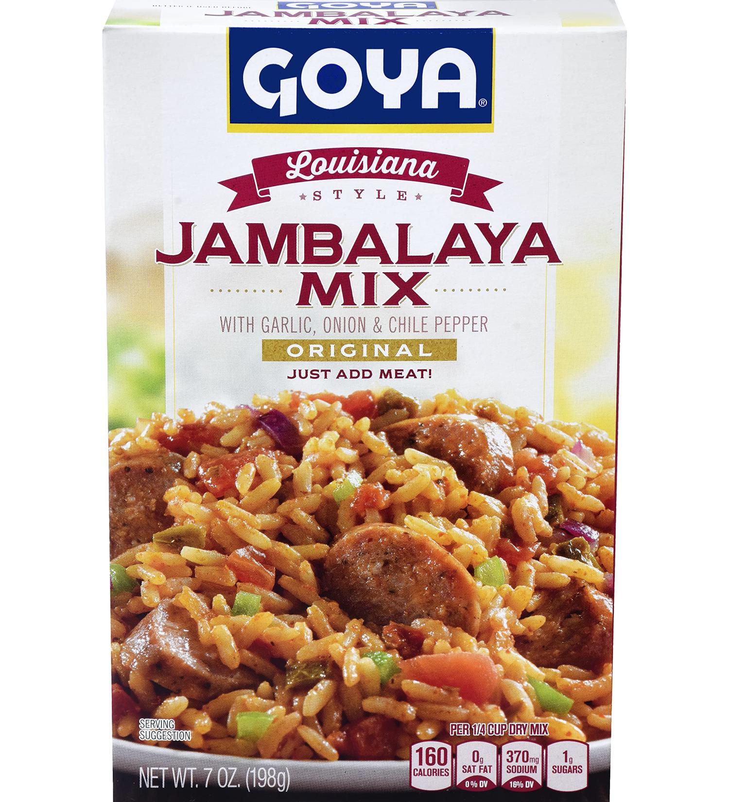 Goya Foods Louisiana Style Jambalaya Rice Mix 7oz (12 Pack) - Authentic Cajun Flavors - Buy Online on GoSupps.com