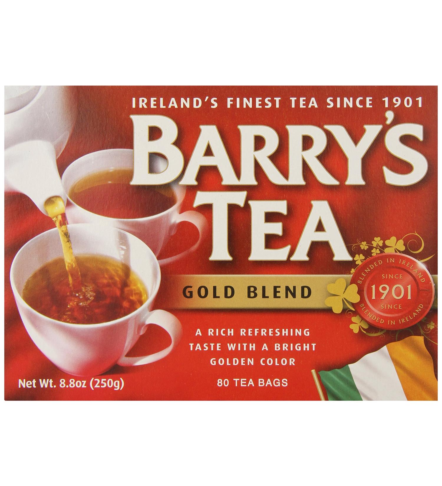 Barry's Gold 8.8 oz (Pack of 2) - Premium Tea Blend for True Tea Lovers - Buy Online on GoSupps.com