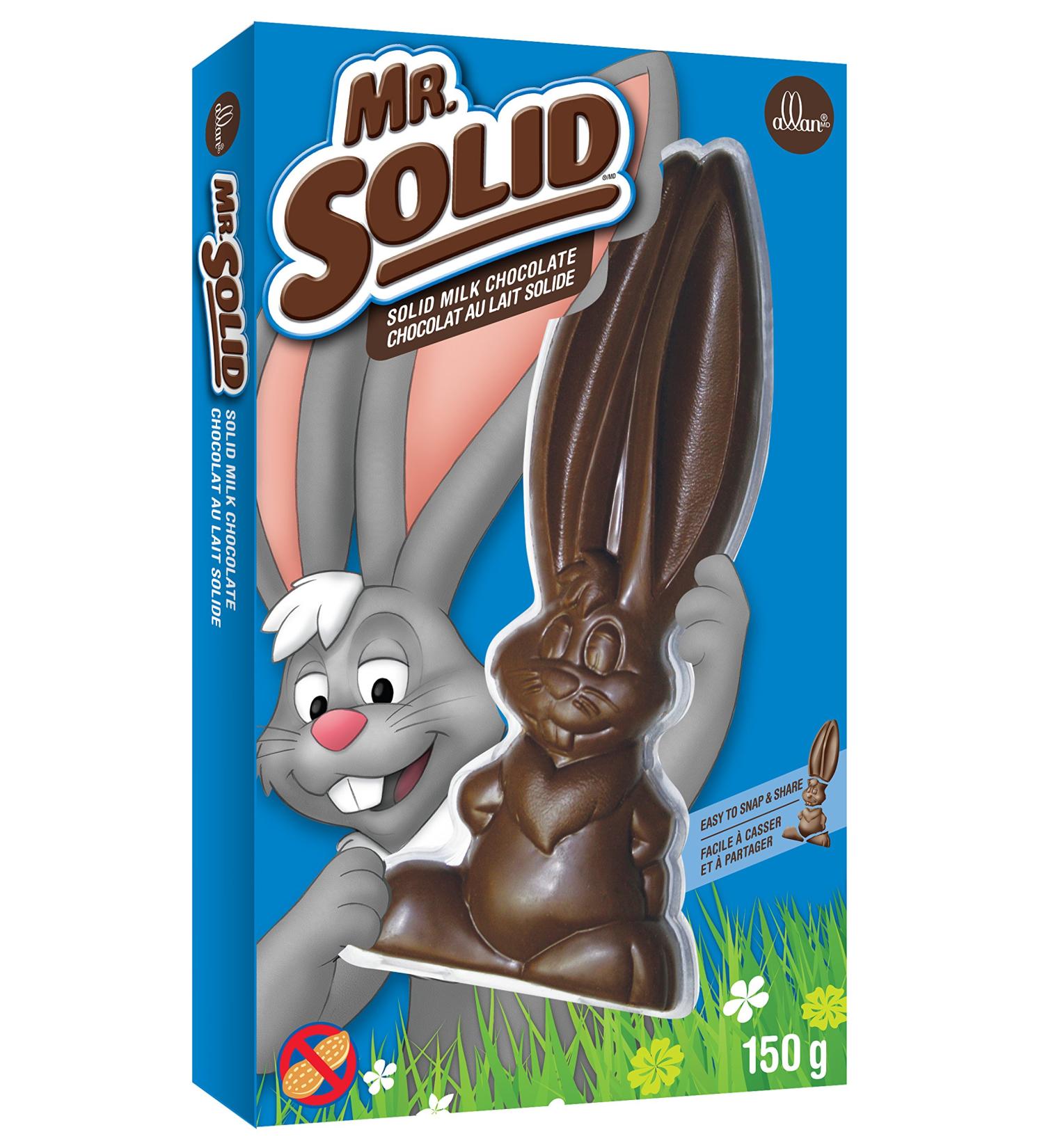 ALLAN Mr. Solid Chocolate Easter Bunny 150 Gram - Buy Online on GoSupps.com