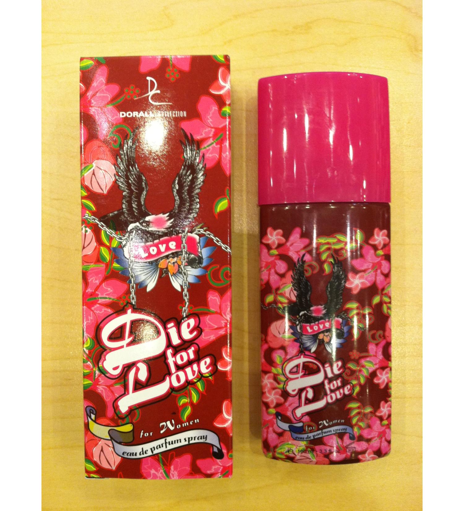 DIE FOR LOVE BY DORALL COLLECTION PERFUME FOR WOMEN 3.3 OZ / 100 ML EAU DE PARFUM SPRAY